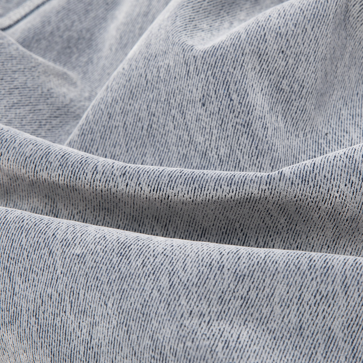 HUF (ハフ) Worldwide JP /JACKETS（ジャケット）/ FLOCKED DENIM HOODED JACKET商品 / STONE