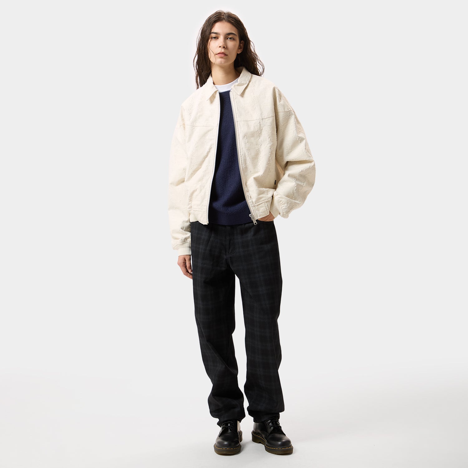 HUF (ハフ) Worldwide JP /JACKETS（ジャケット）/ 89 OVAL BOMBER JACKET商品 / NAVY