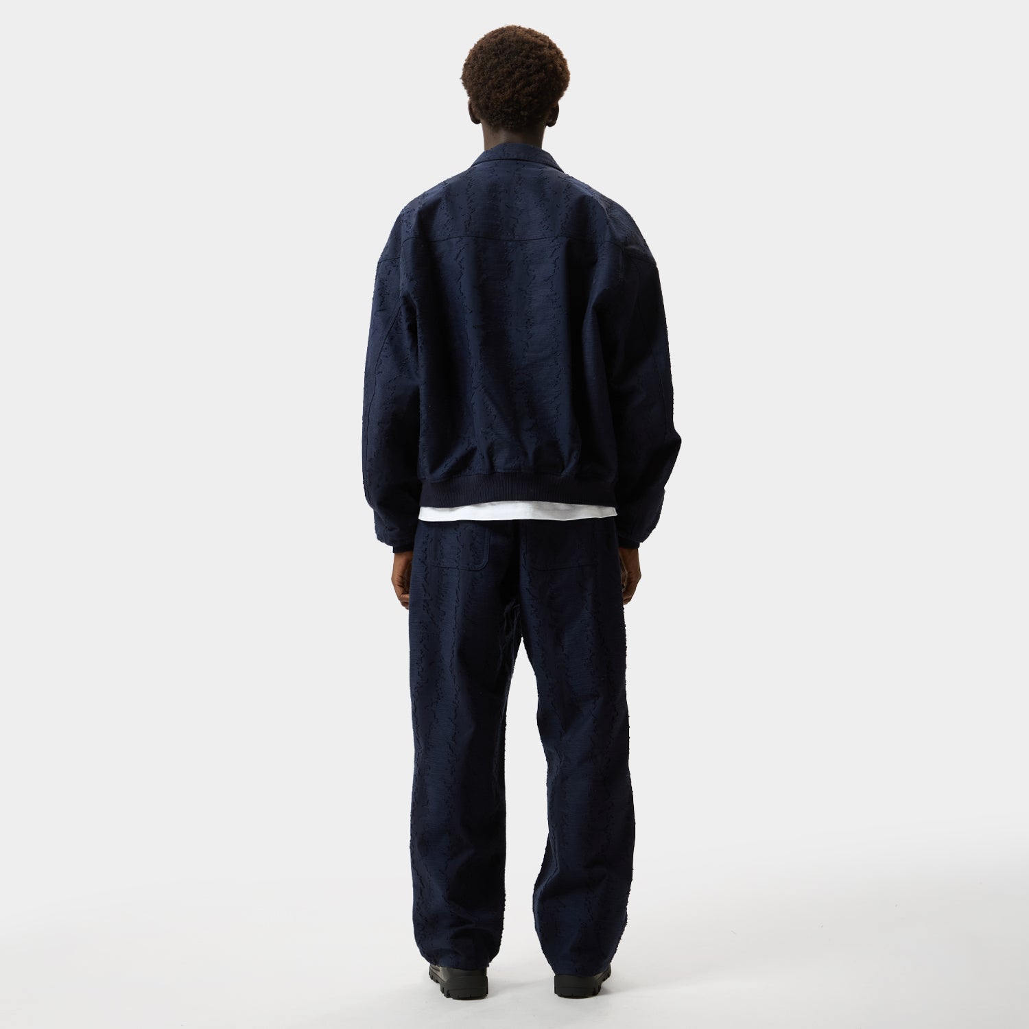 HUF (ハフ) Worldwide JP /JACKETS（ジャケット）/ 89 OVAL BOMBER JACKET商品 / NAVY