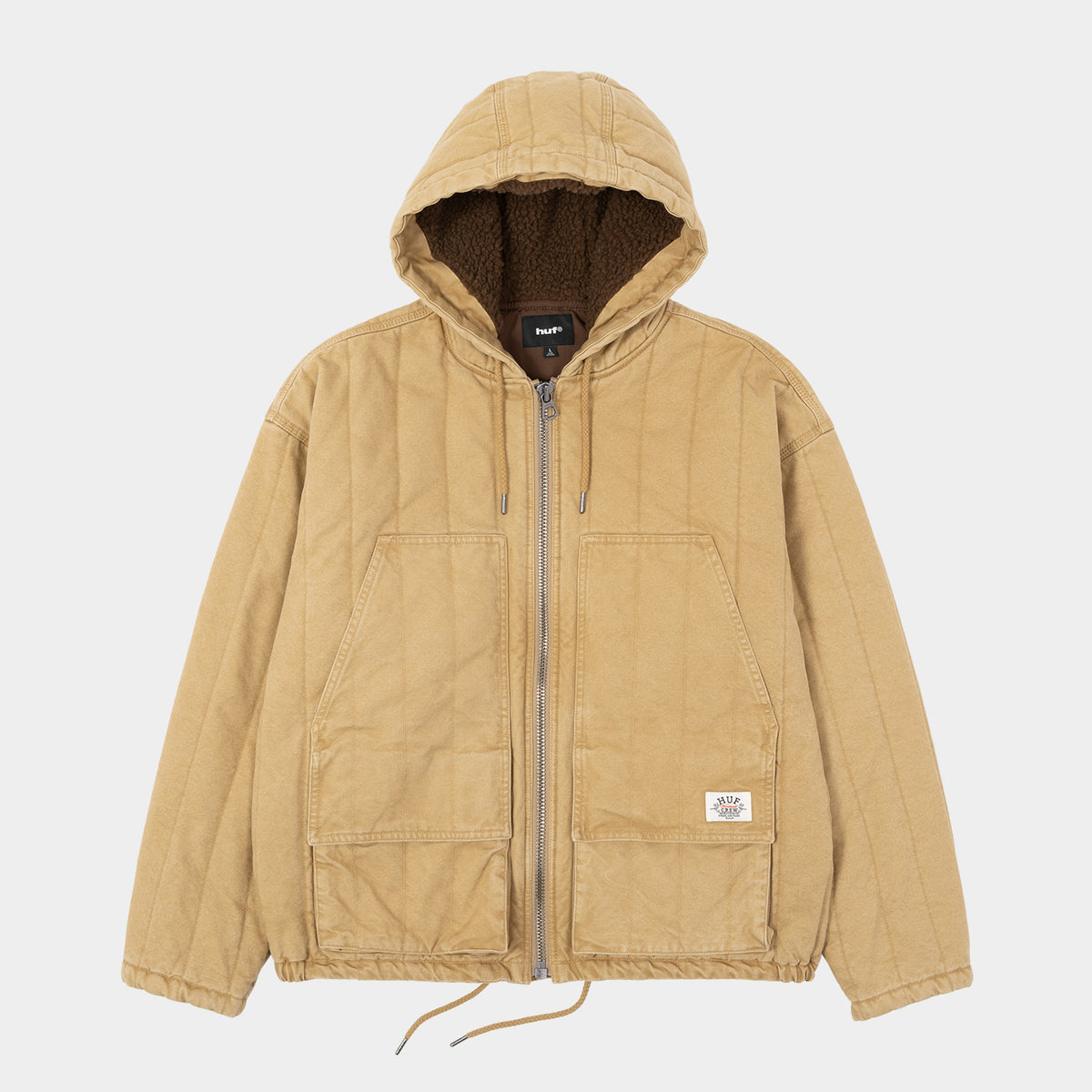 HUF (ハフ) Worldwide JP / JACKETS（ジャケット） / HUF CREW CANVAS HOODED JACKET商品 / MUSTARD