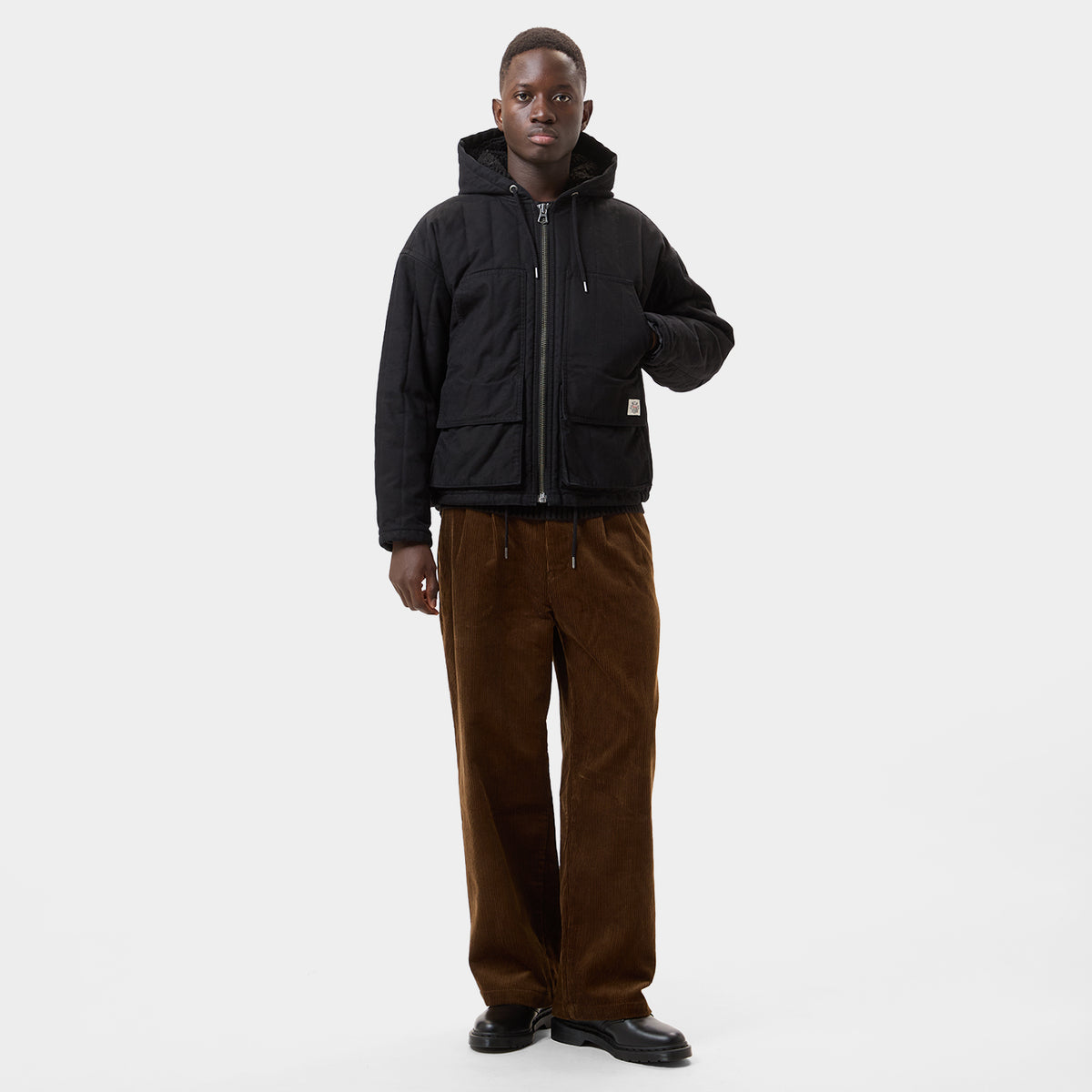 HUF (ハフ) Worldwide JP /JACKETS（ジャケット）/ HUF CREW CANVAS HOODED JACKET商品 / MUSTARD