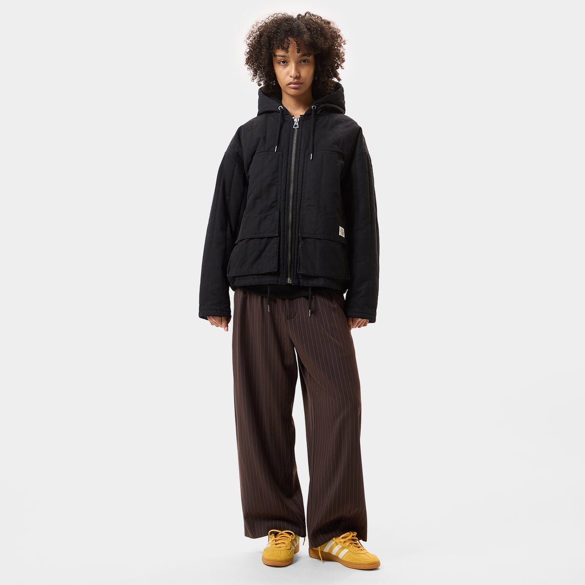 HUF (ハフ) Worldwide JP /JACKETS（ジャケット）/ HUF CREW CANVAS HOODED JACKET商品 / MUSTARD