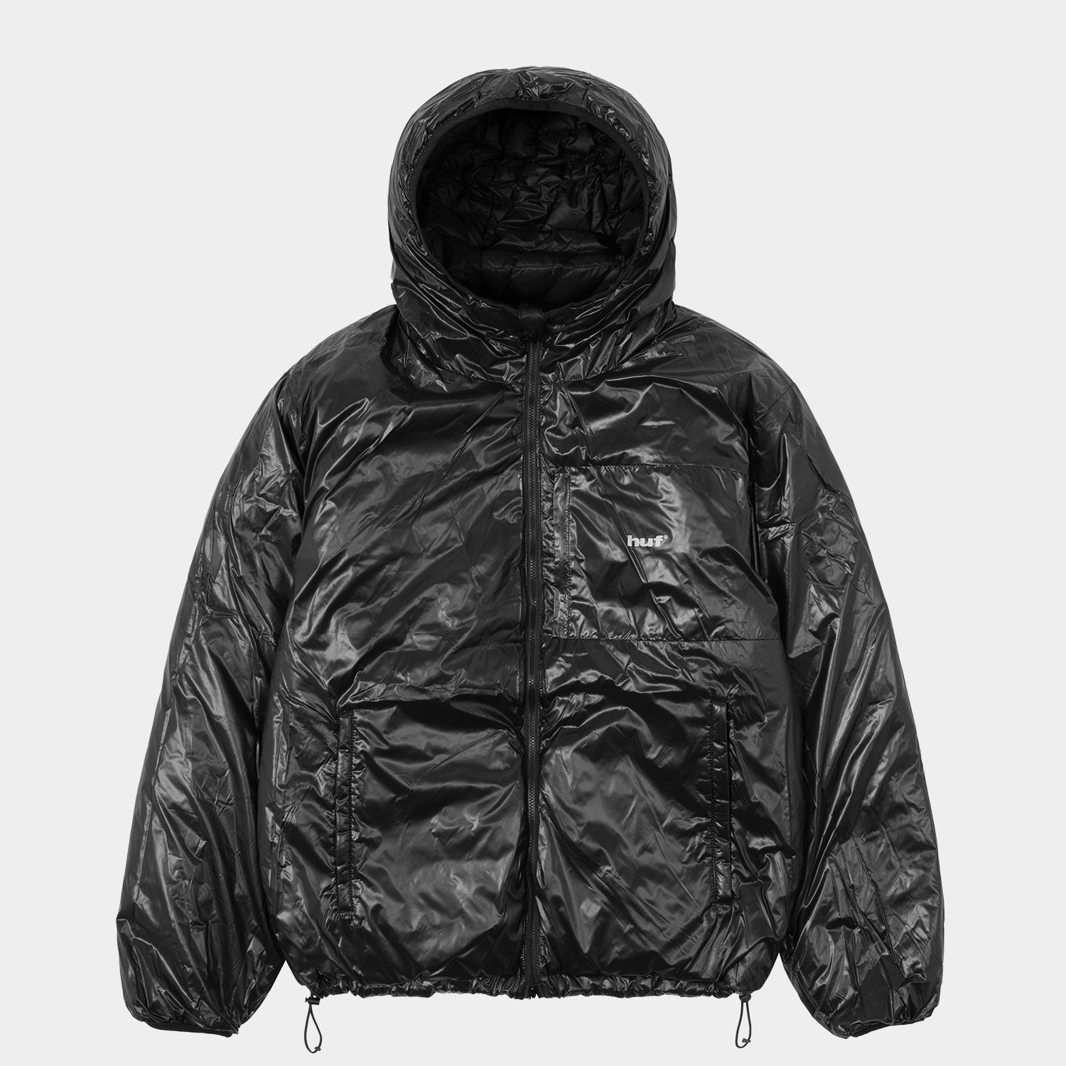 HUF (ハフ) Worldwide JP /JACKETS（ジャケット）/ HUF X TAION CASCADE PACKABLE HOODED DOWN JACKET商品 / BLACK