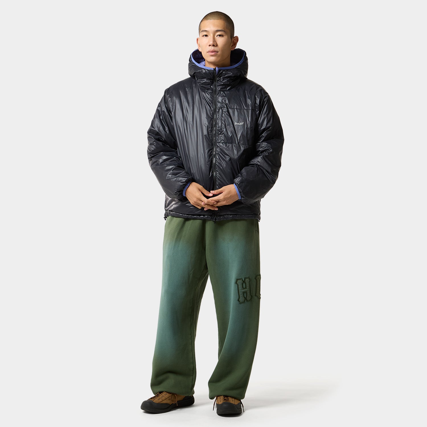 HUF X TAION CASCADE PACKABLE HOODED DOWN JACKET｜JACKETS