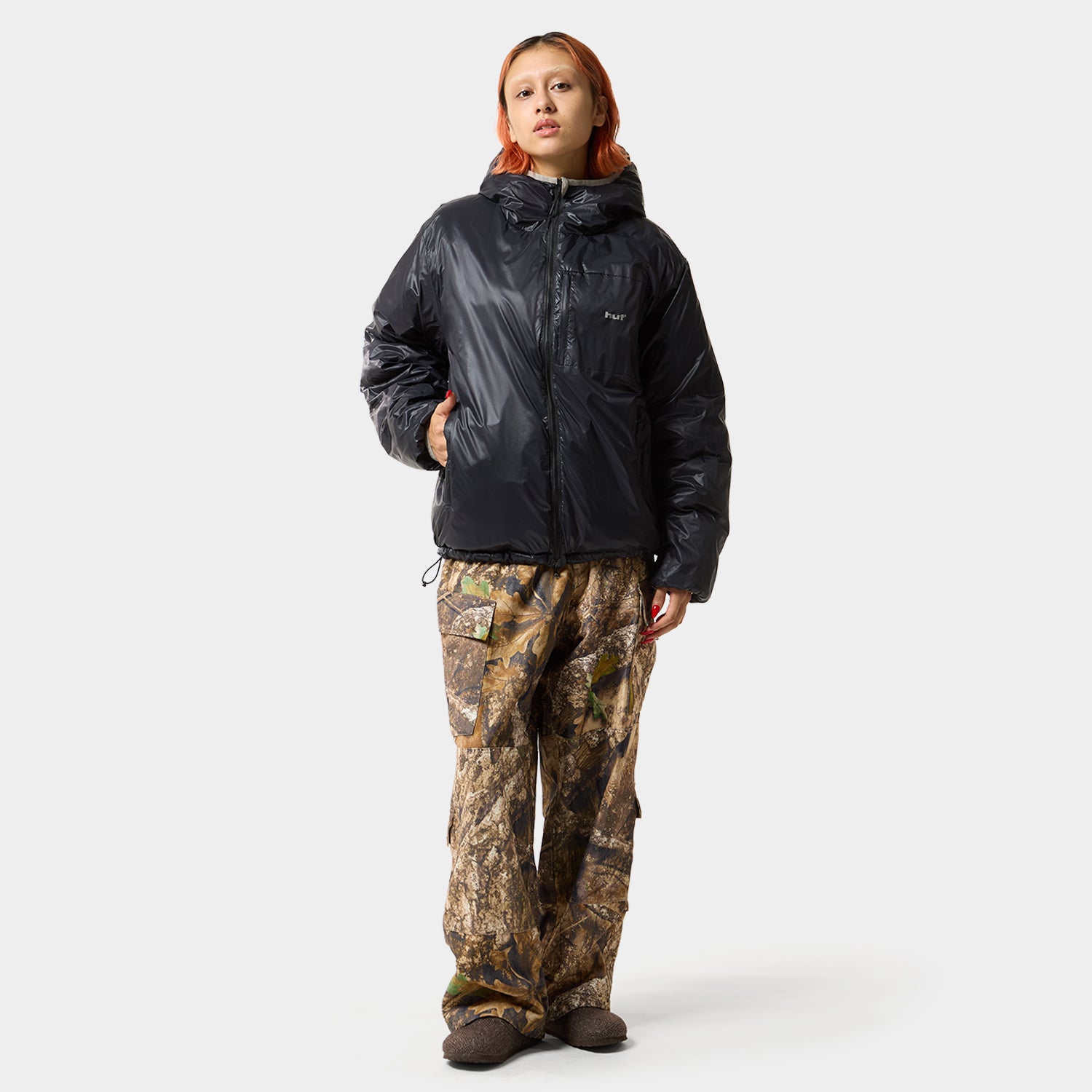 HUF X TAION CASCADE PACKABLE HOODED DOWN JACKET｜JACKETS