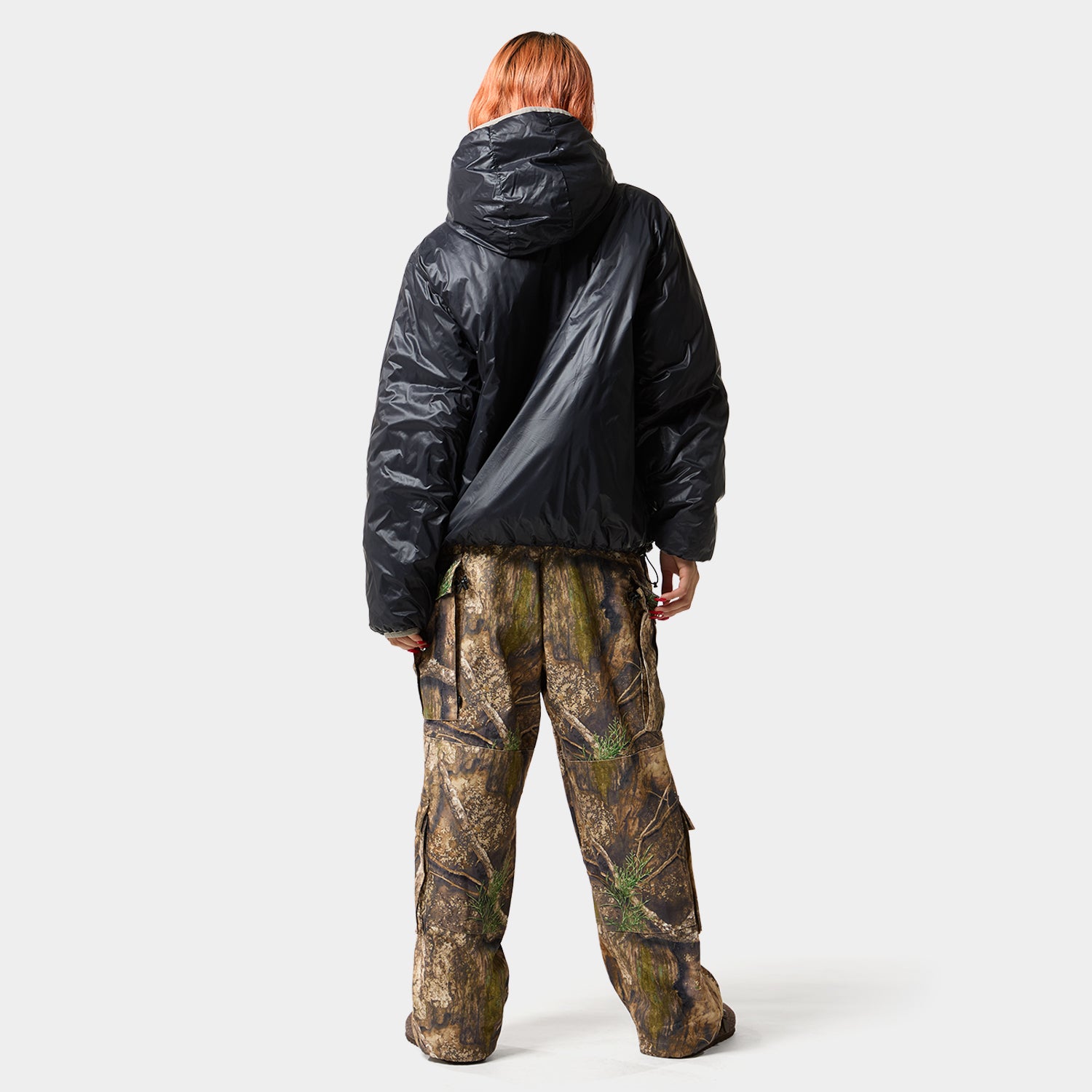 HUF (ハフ) Worldwide JP /JACKETS（ジャケット）/ HUF X TAION CASCADE PACKABLE HOODED DOWN JACKET商品 / BLACK