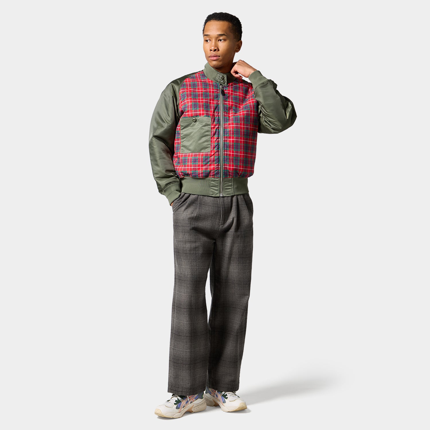 HUF (ハフ) Worldwide JP /JACKETS（ジャケット）/ HUF X BARACUTA G9 MA-1 JACKET商品 / OLIVE