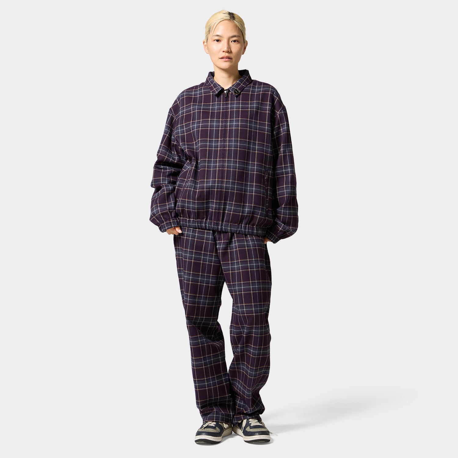 HUF (ハフ) Worldwide JP /JACKETS（ジャケット）/ CHECKMAN JACKET商品 / PURPLE