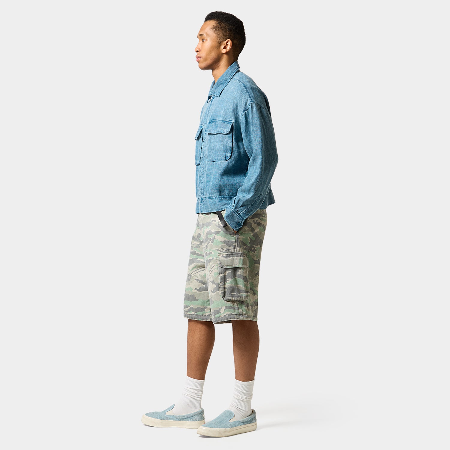HUF (ハフ) Worldwide JP /JACKETS（ジャケット）/ huf CO-OP WADING ZIP JACKET商品 / NAVY