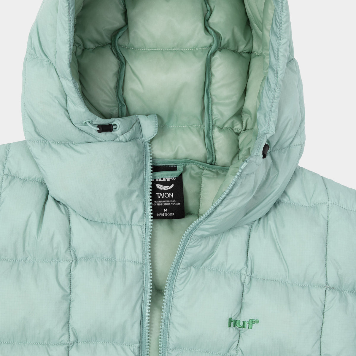 HUF (ハフ) Worldwide JP /JACKETS（ジャケット）/ huf® X TAION SIERRA FEATHER LIGHT HOODED JACKET商品 / LT BLUE