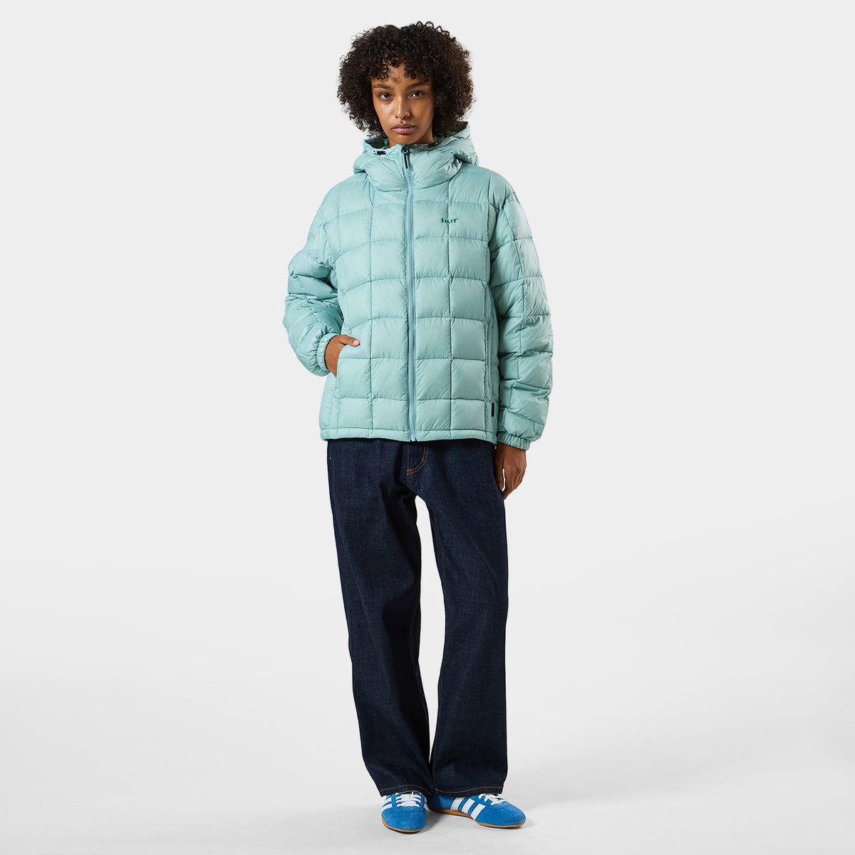 HUF (ハフ) Worldwide JP /JACKETS（ジャケット）/ huf® X TAION SIERRA FEATHER LIGHT HOODED JACKET商品 / LT BLUE