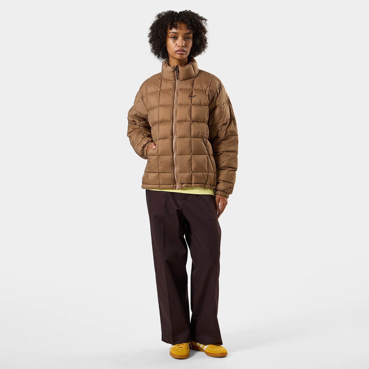 HUF (ハフ) Worldwide JP /JACKETS（ジャケット）/ huf® X TAION SIERRA FEATHER LIGHT JACKET商品 / BROWN