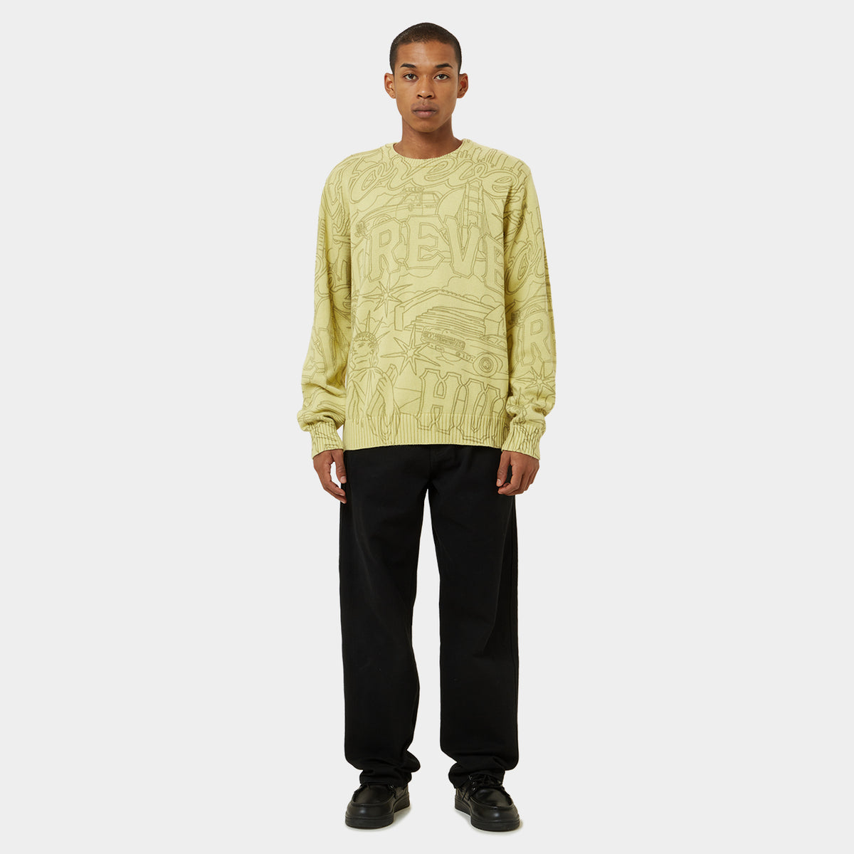 FOREVER CREWNECK SWEATER - HUF Worldwide JP