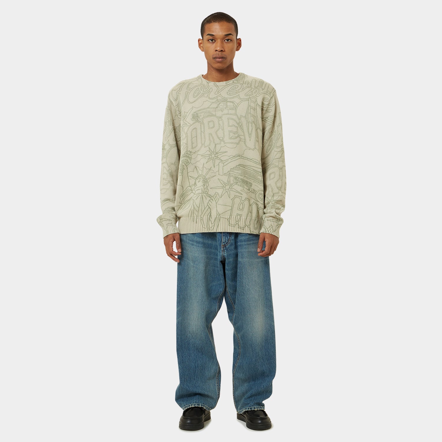 FOREVER CREWNECK SWEATER - HUF Worldwide JP