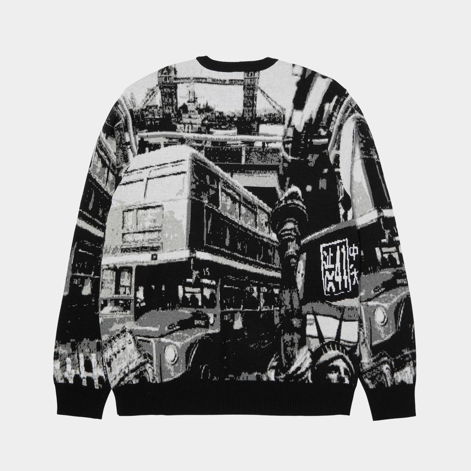 HUF (ハフ) Worldwide JP /KNITS & SWEATERS（ニット&セーター）/ WORLDWIDE COMMUTER SWEATER商品 / BLACK