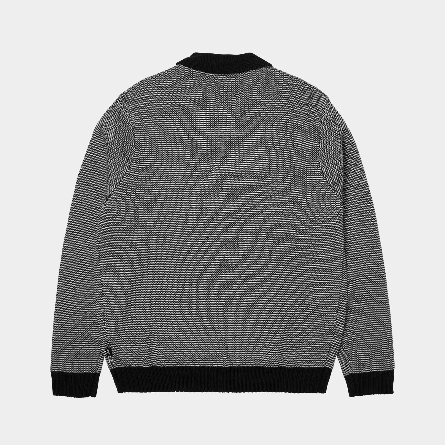 HUF (ハフ) Worldwide JP /KNITS & SWEATERS（ニット&セーター）/ MEGABLAST TWO TONE WAFFLE SWEATER商品 / WASHED BLUE/MOSS