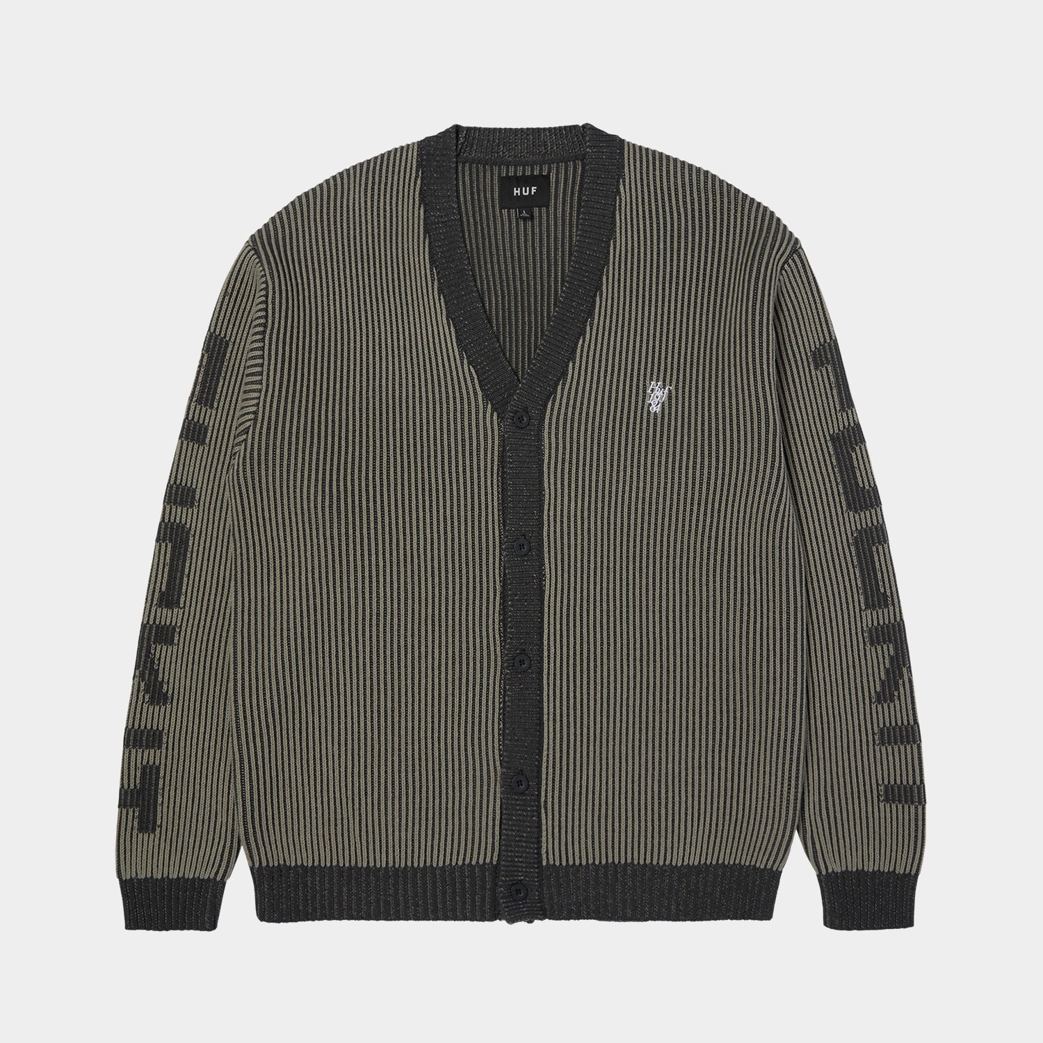 HUF (ハフ) Worldwide JP /KNITS & SWEATERS（ニット&セーター）/ REPEATER CARDIGAN商品 / WASHED BLUE