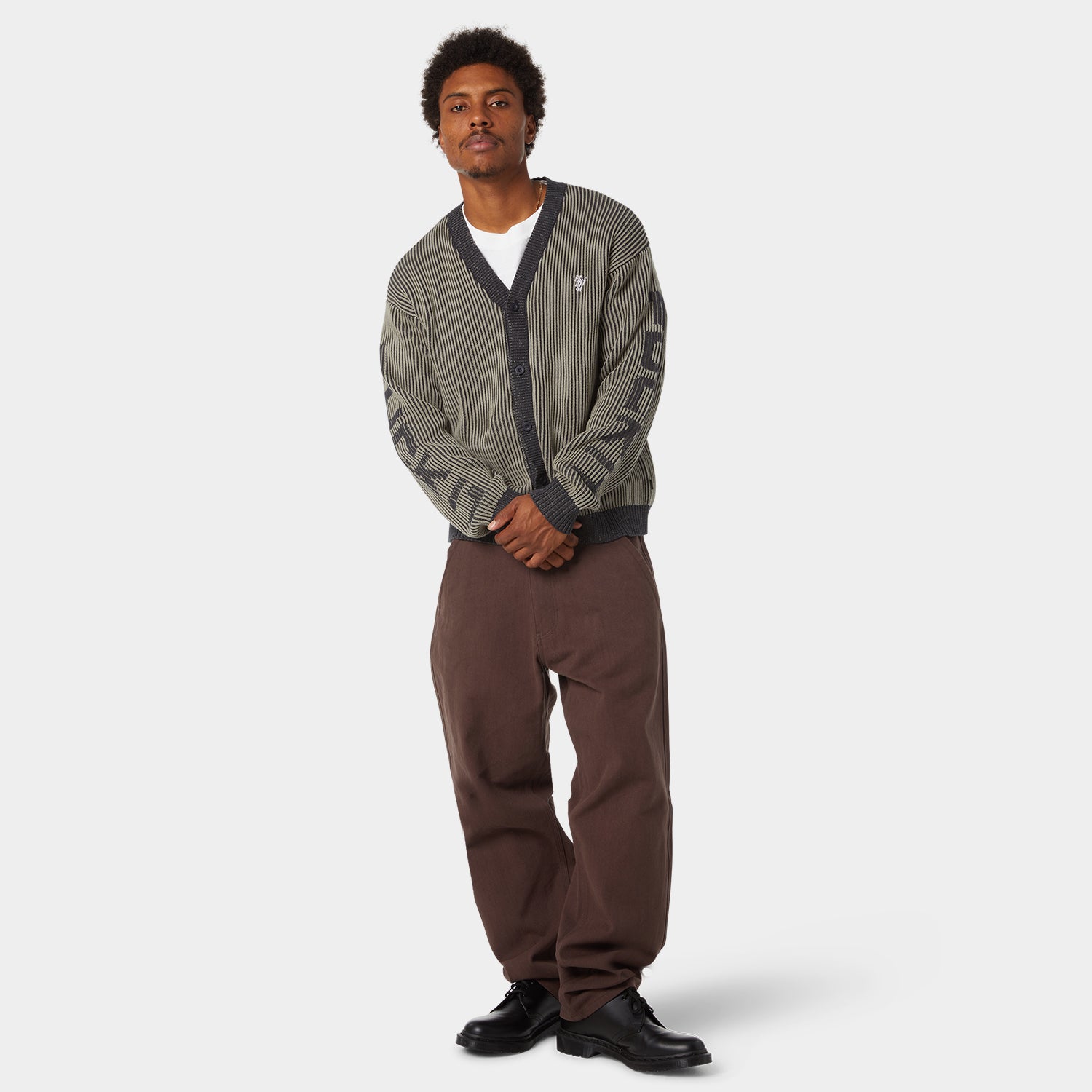 HUF (ハフ) Worldwide JP /KNITS & SWEATERS（ニット&セーター）/ REPEATER CARDIGAN商品 / WASHED BLUE