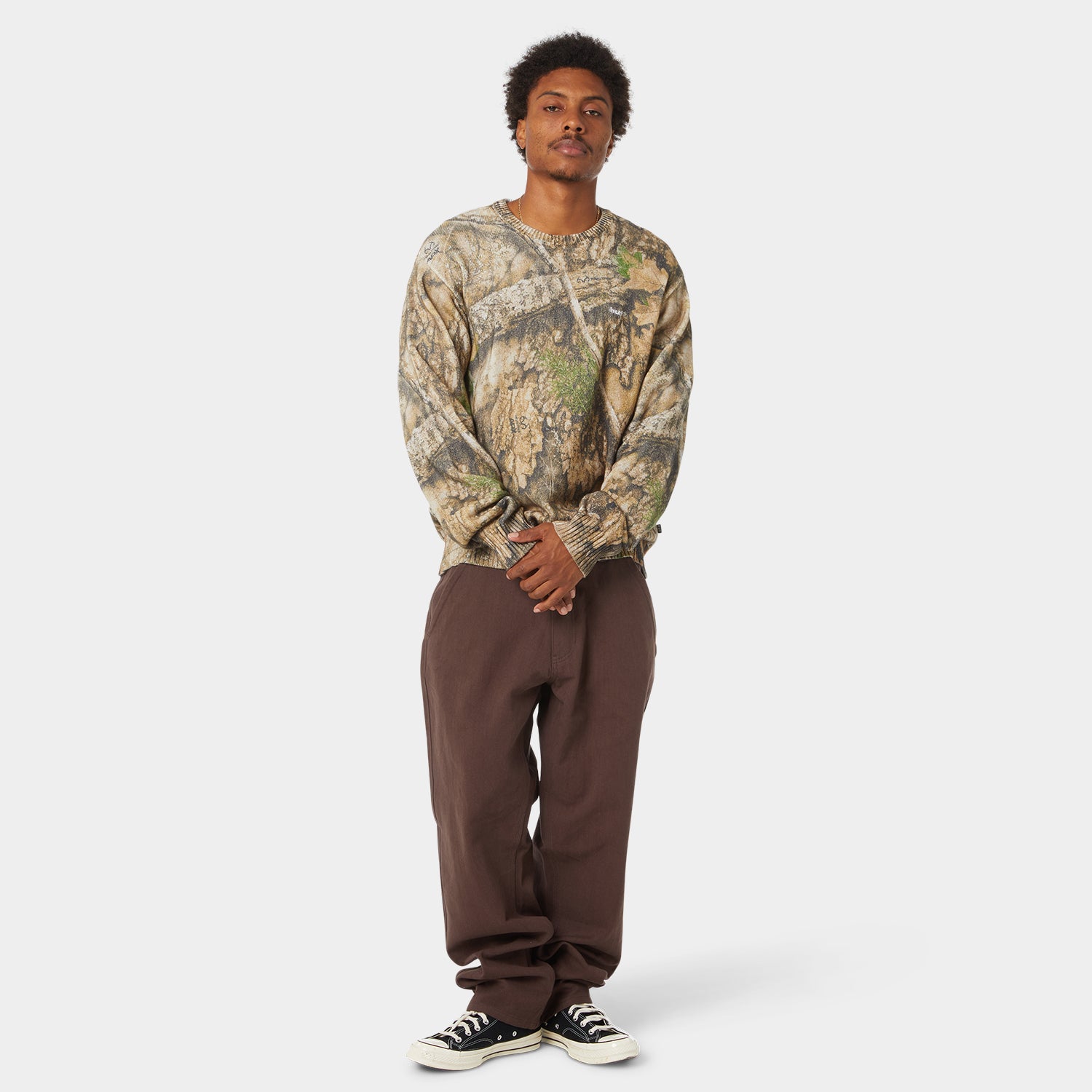 HUF X REALTREE® CREWNECK SWEATER｜KNITS & SWEATERS（ニット