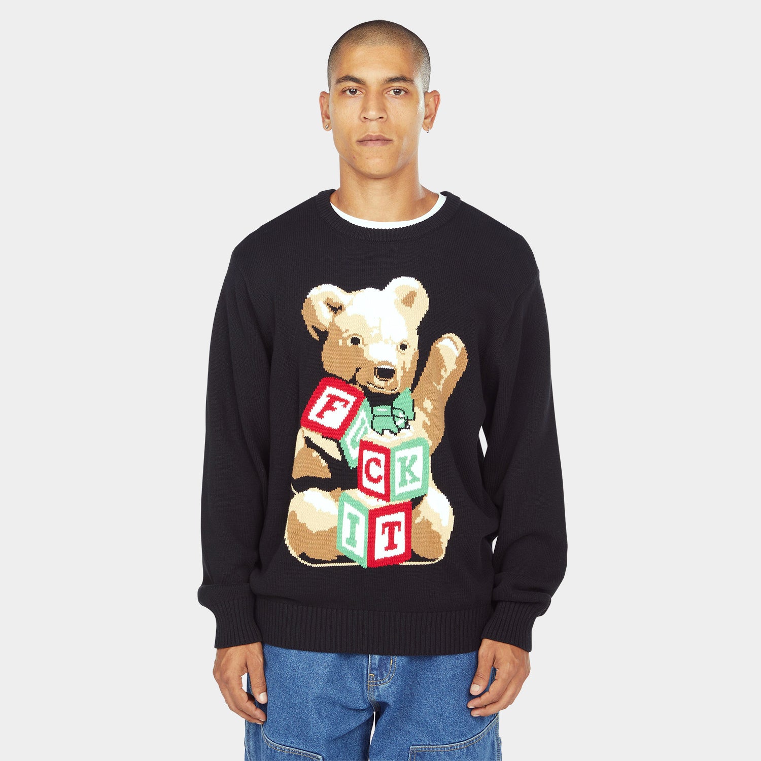 GIFT BEAR INTARSIA SWEATER｜KNITS & SWEATERS（ニット&セーター