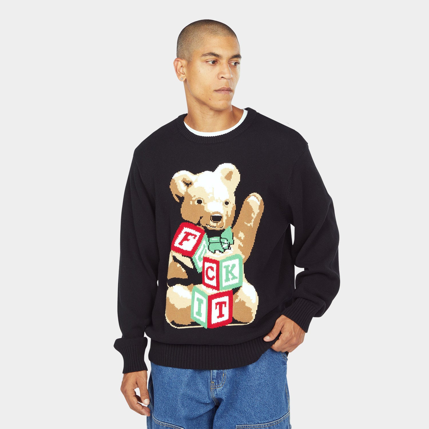 GIFT BEAR INTARSIA SWEATER｜KNITS & SWEATERS（ニット&セーター