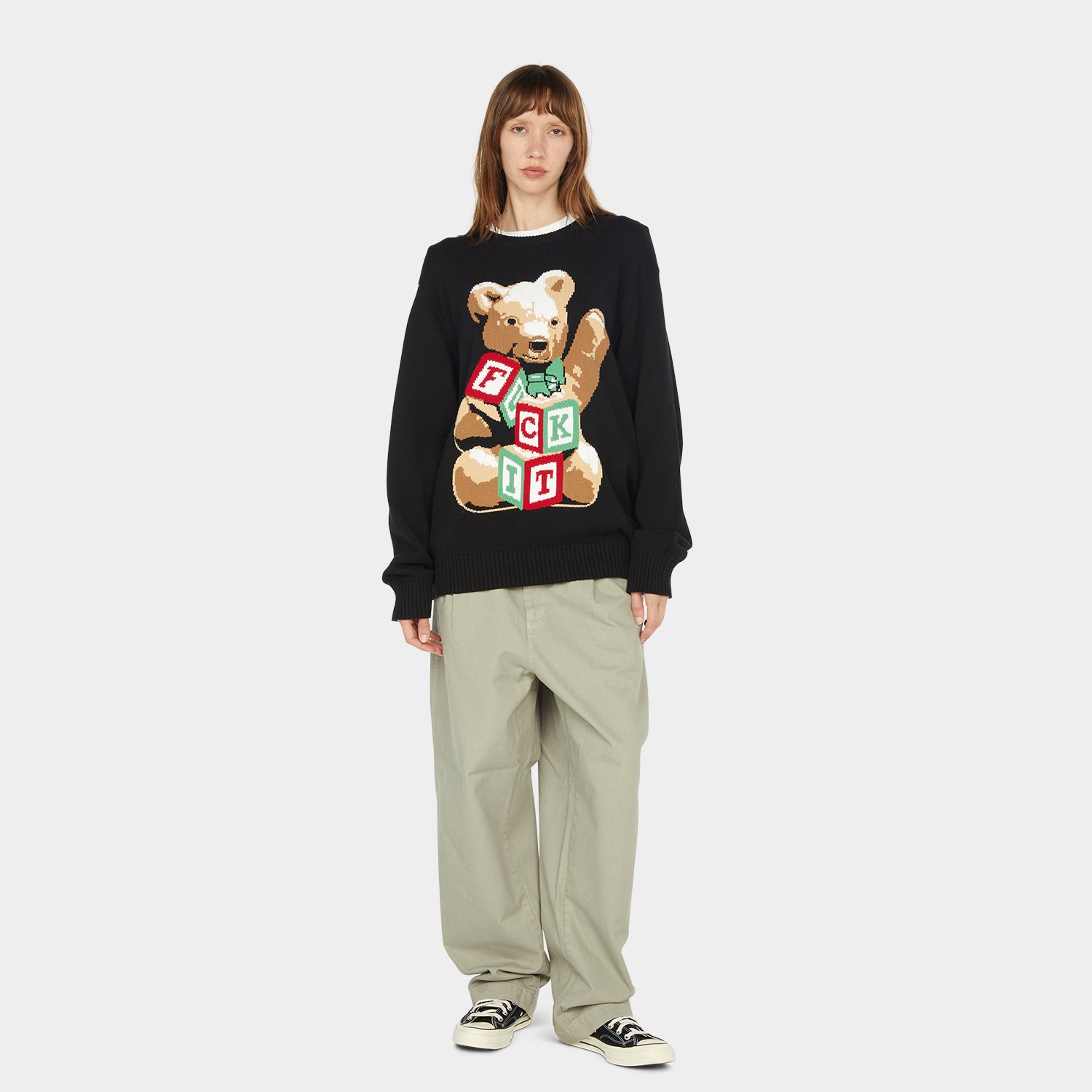 GIFT BEAR INTARSIA SWEATER｜KNITS & SWEATERS（ニット&セーター
