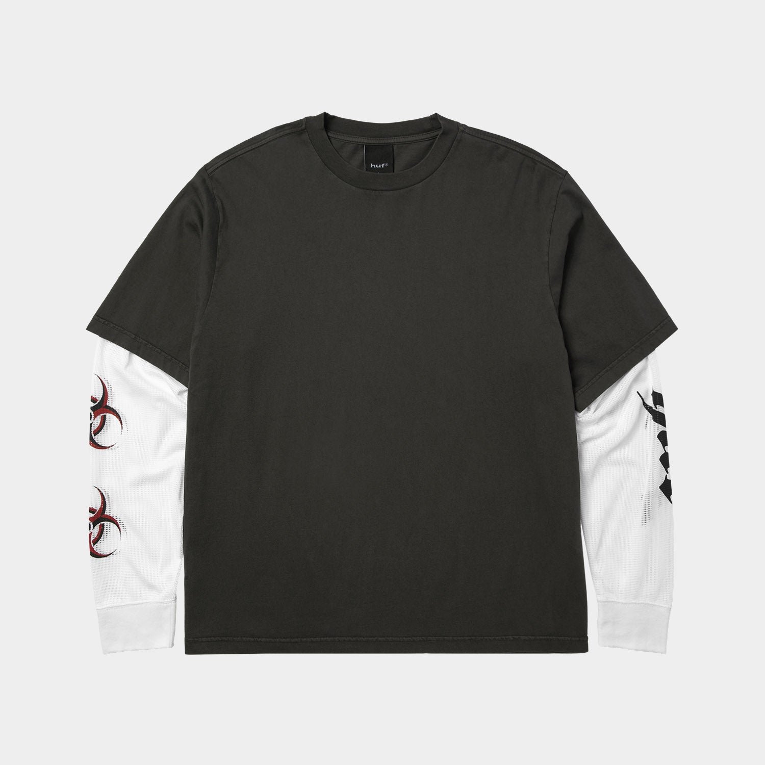 HUF (ハフ) Worldwide JP /TOPS & SHIRTS（トップス&シャツ）/ LEON LS DOUBLE LAYER TOP商品 / ACID GREEN