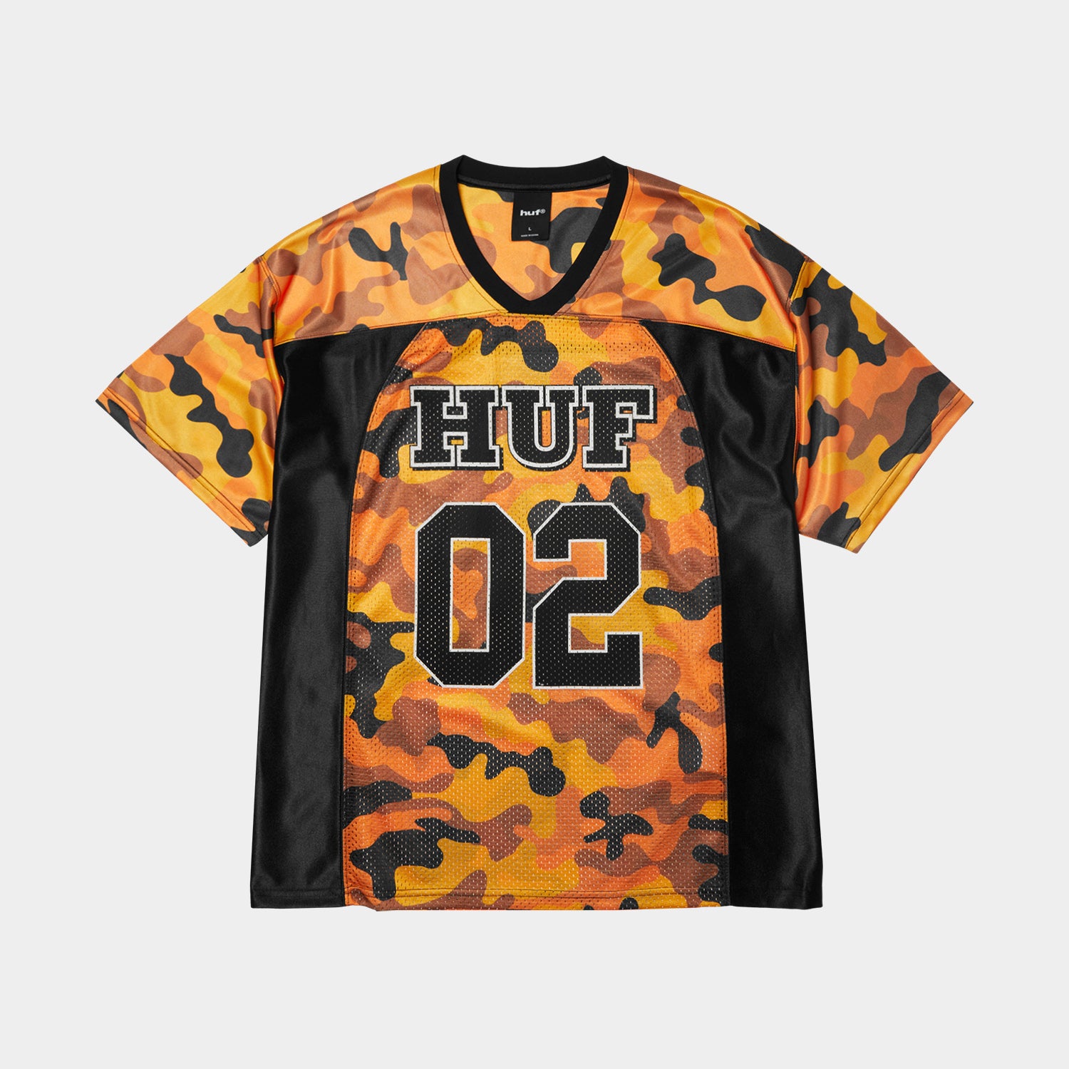 HUF (ハフ) Worldwide JP /TOPS & SHIRTS（トップス&シャツ）/ CAMO FOOTBALL JERSEY商品 / BROWN