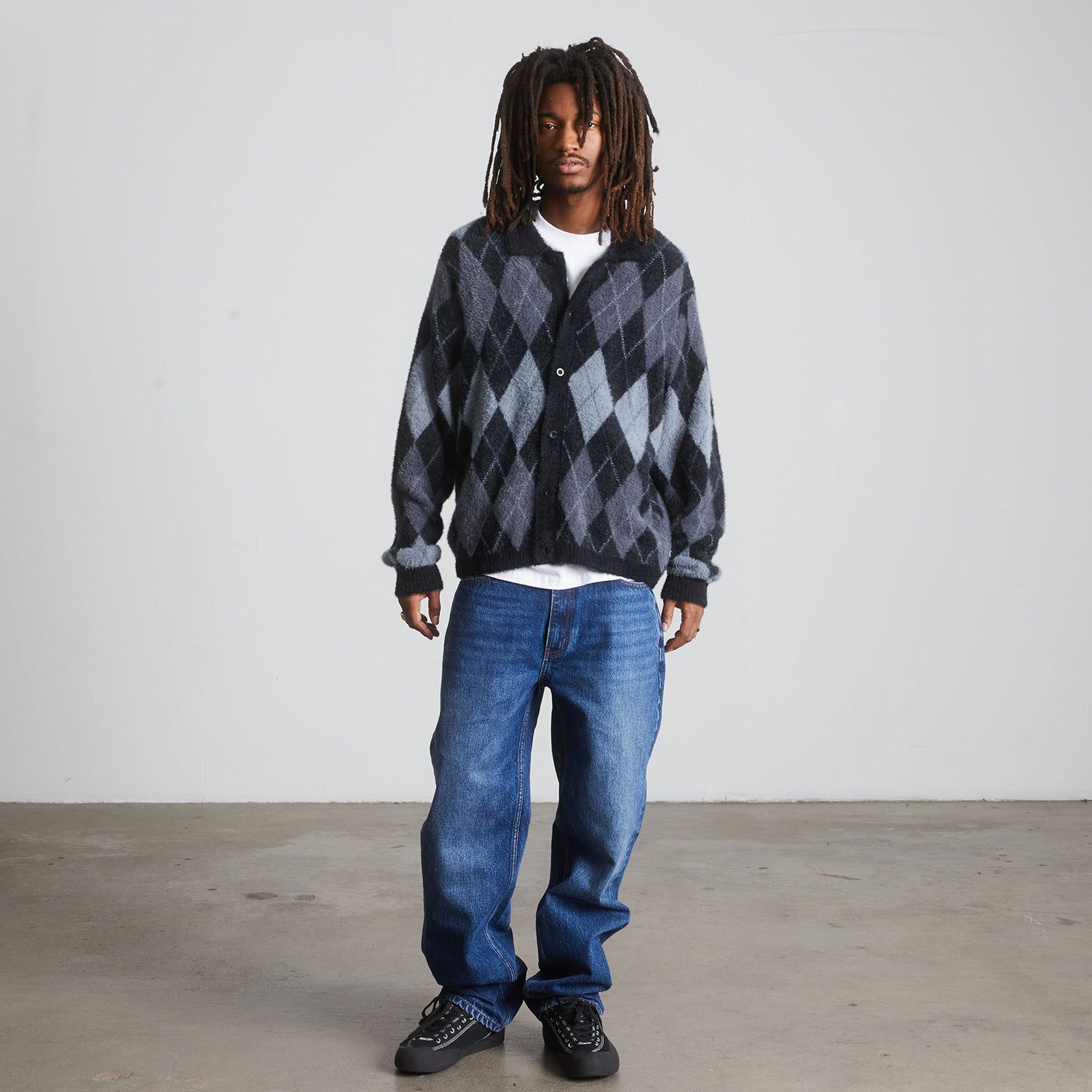 HUF (ハフ) Worldwide JP /KNITS & SWEATERS（ニット&セーター）/ COOPER MOHAIR SWEATER商品 / DARK BROWN