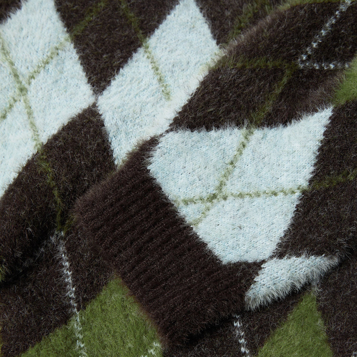HUF (ハフ) Worldwide JP /KNITS & SWEATERS（ニット&セーター）/ COOPER MOHAIR SWEATER商品 / DARK BROWN