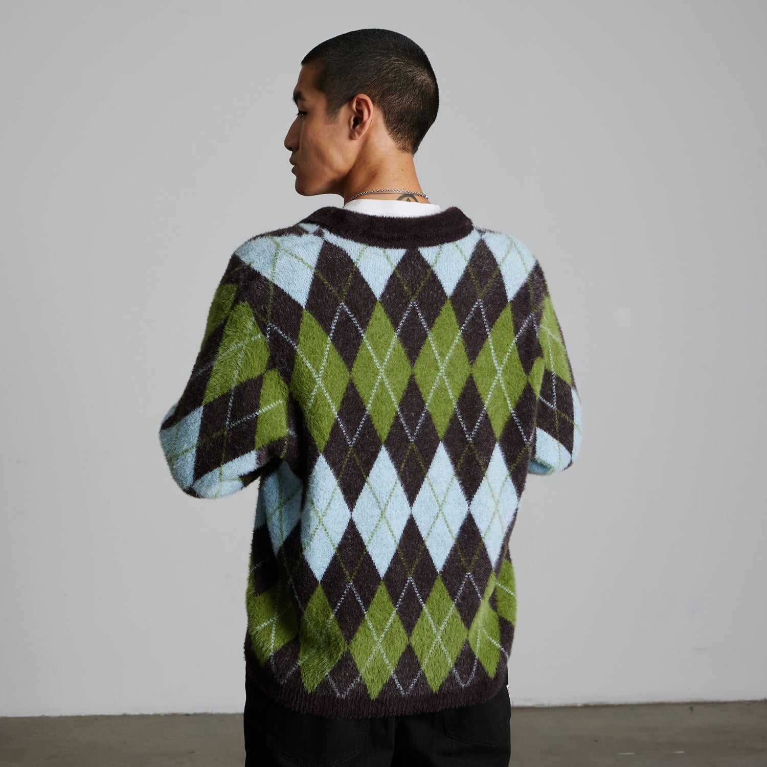 HUF (ハフ) Worldwide JP /KNITS & SWEATERS（ニット&セーター）/ COOPER MOHAIR SWEATER商品 / DARK BROWN