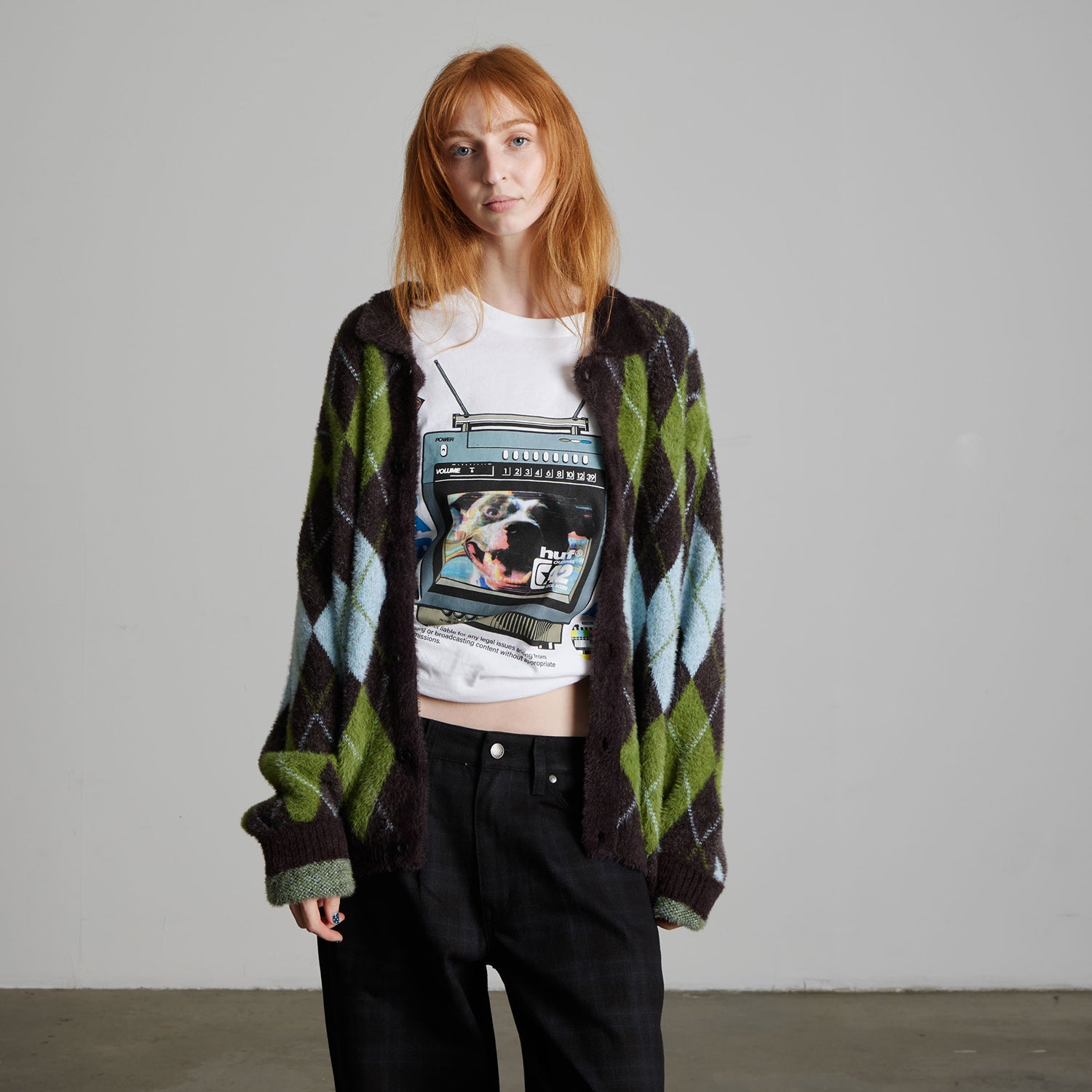 HUF (ハフ) Worldwide JP /KNITS & SWEATERS（ニット&セーター）/ COOPER MOHAIR SWEATER商品 / DARK BROWN