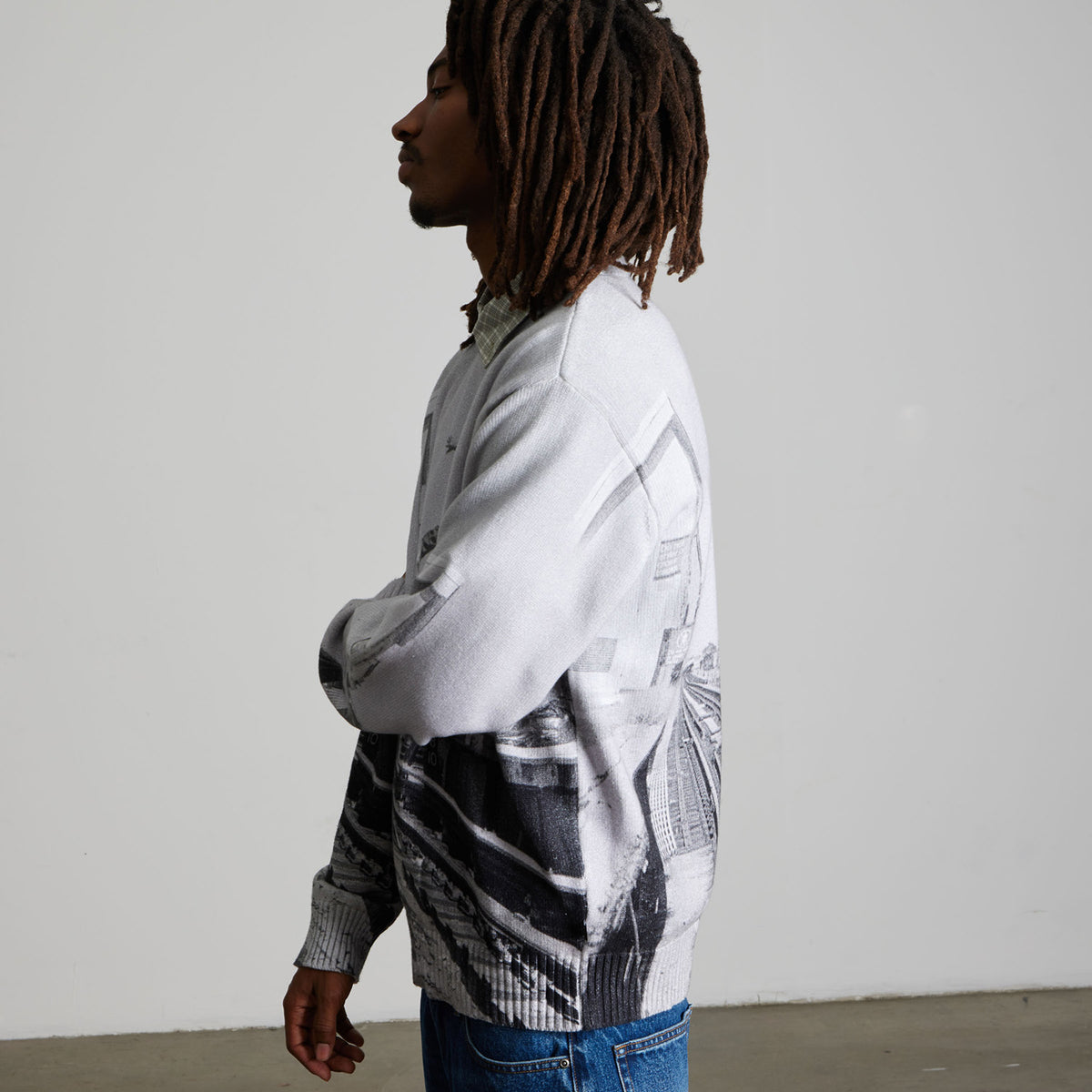 HUF (ハフ) Worldwide JP /KNITS & SWEATERS（ニット&セーター）/ TAKING THE LEAP SWEATER商品 / MULTI