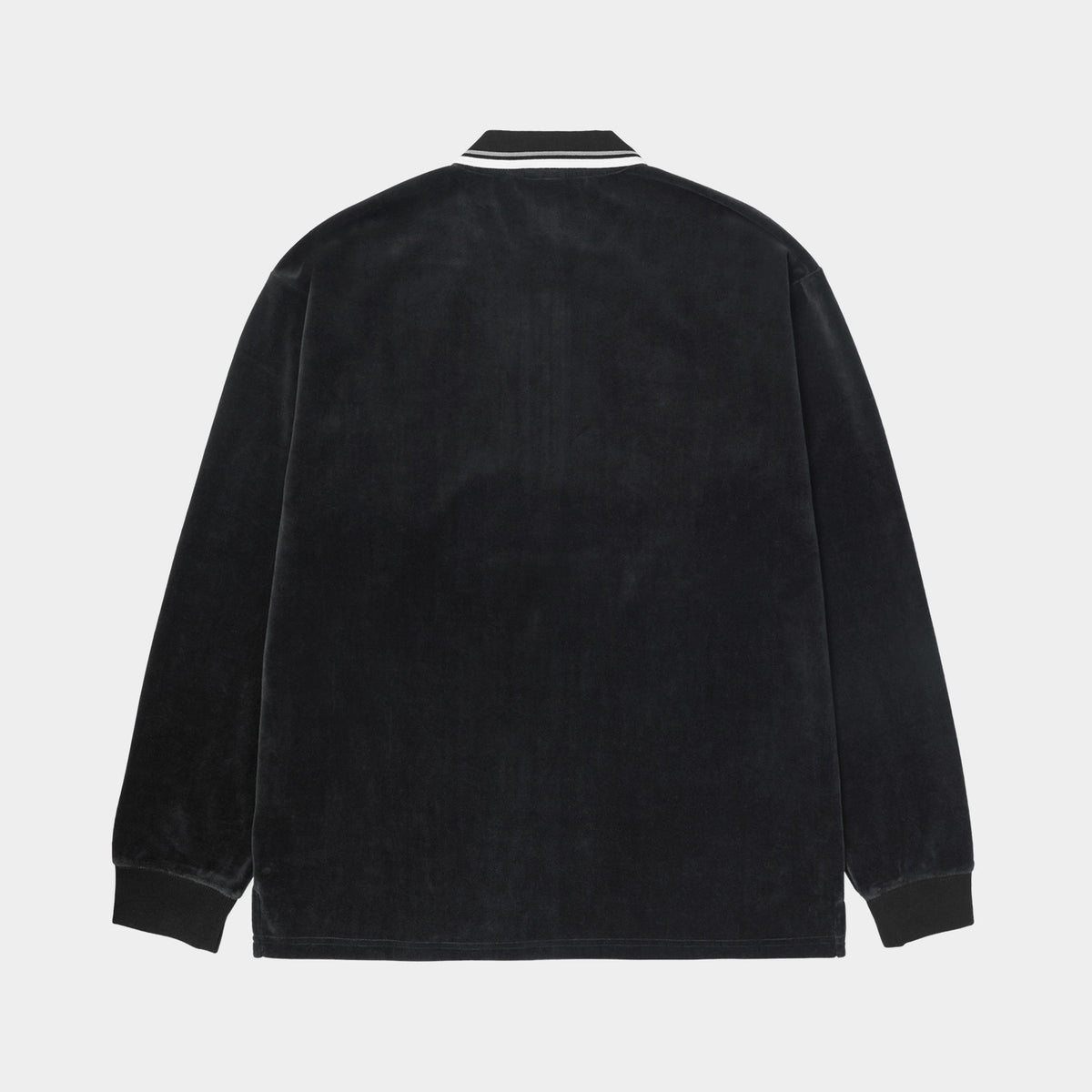 HUF (ハフ) Worldwide JP /TOPS & SHIRTS（トップス&シャツ）/ PARKER VELOUR LS POLO商品 / BROWN