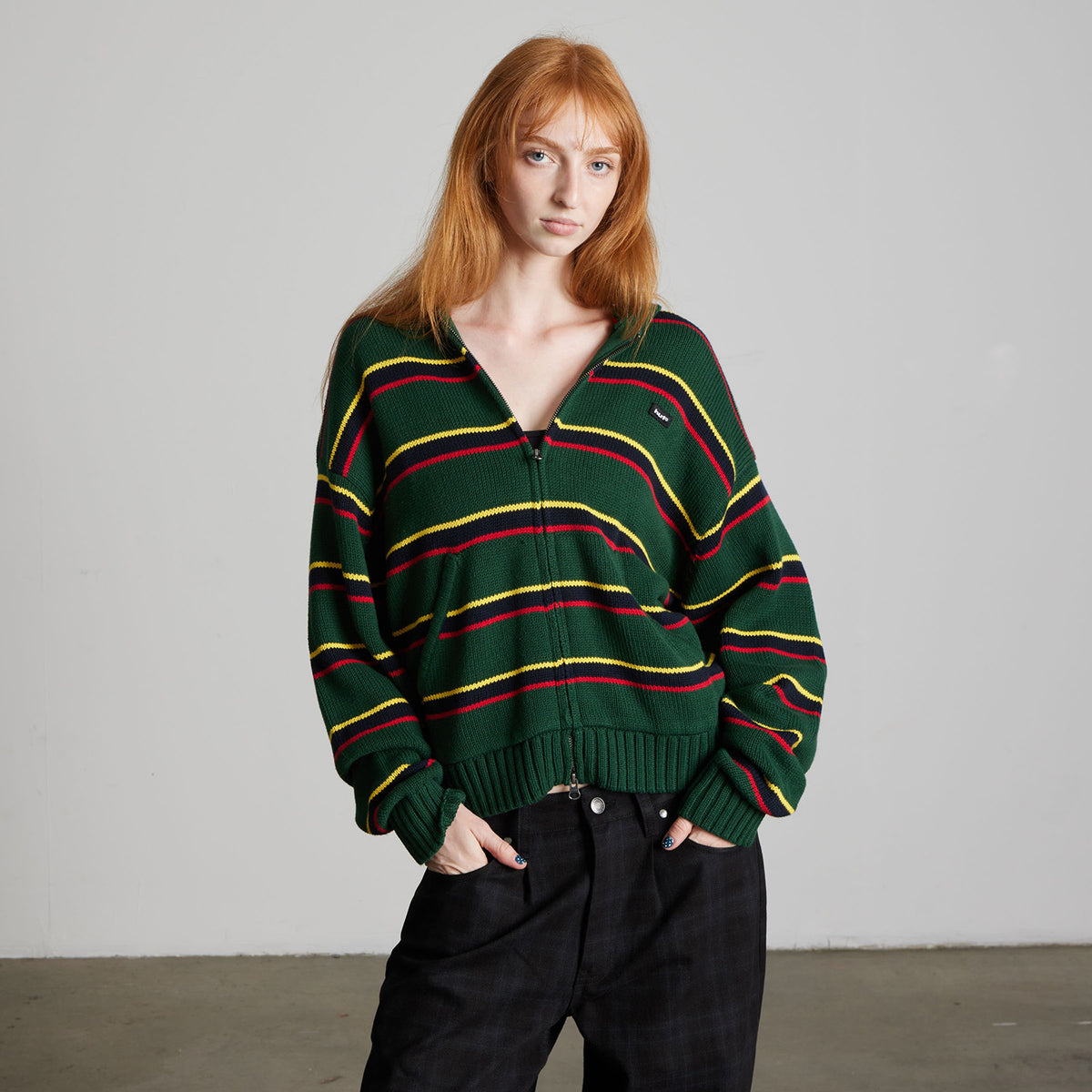 HUF (ハフ) Worldwide JP /KNITS & SWEATERS（ニット&セーター）/ BANKS HOODED SWEATER商品 / SYCAMORE