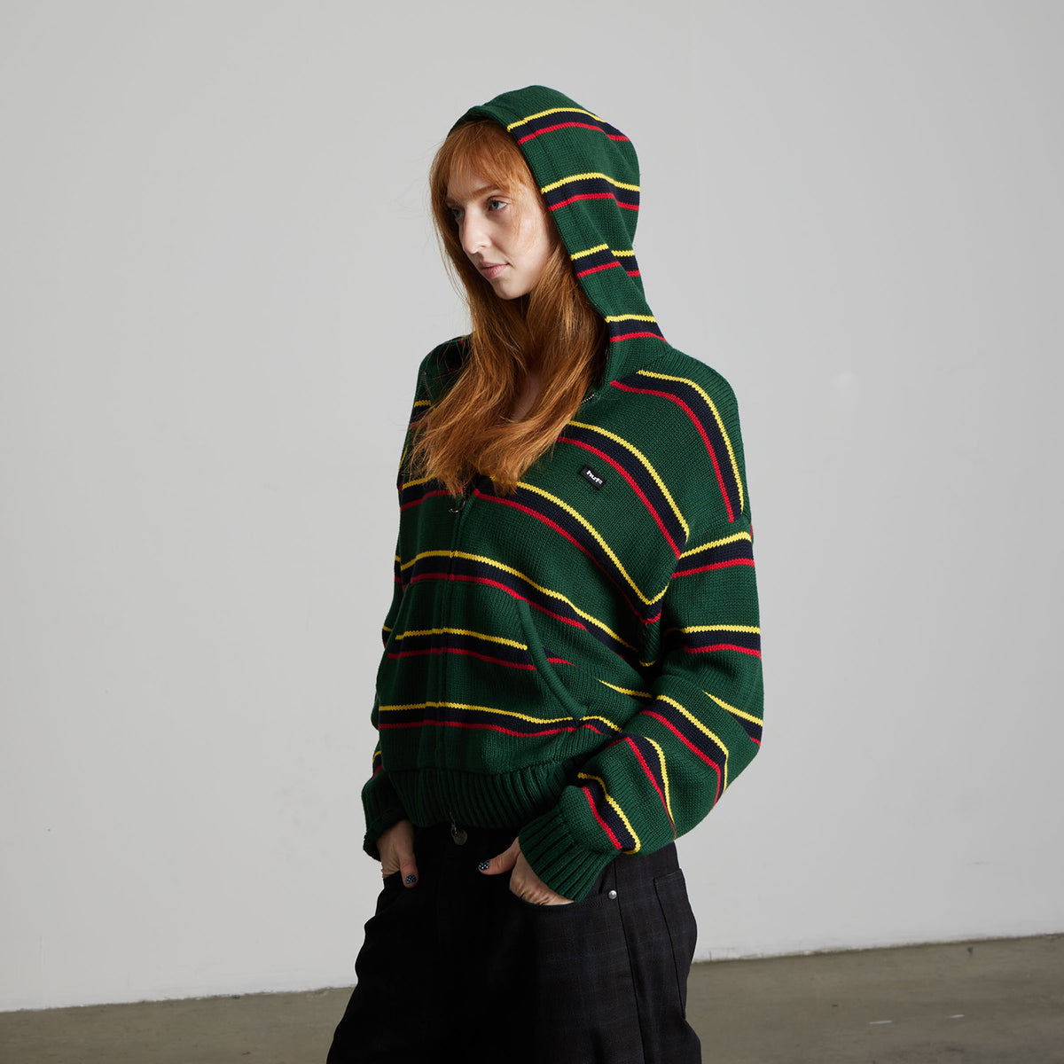 HUF (ハフ) Worldwide JP /KNITS & SWEATERS（ニット&セーター）/ BANKS HOODED SWEATER商品 / SYCAMORE