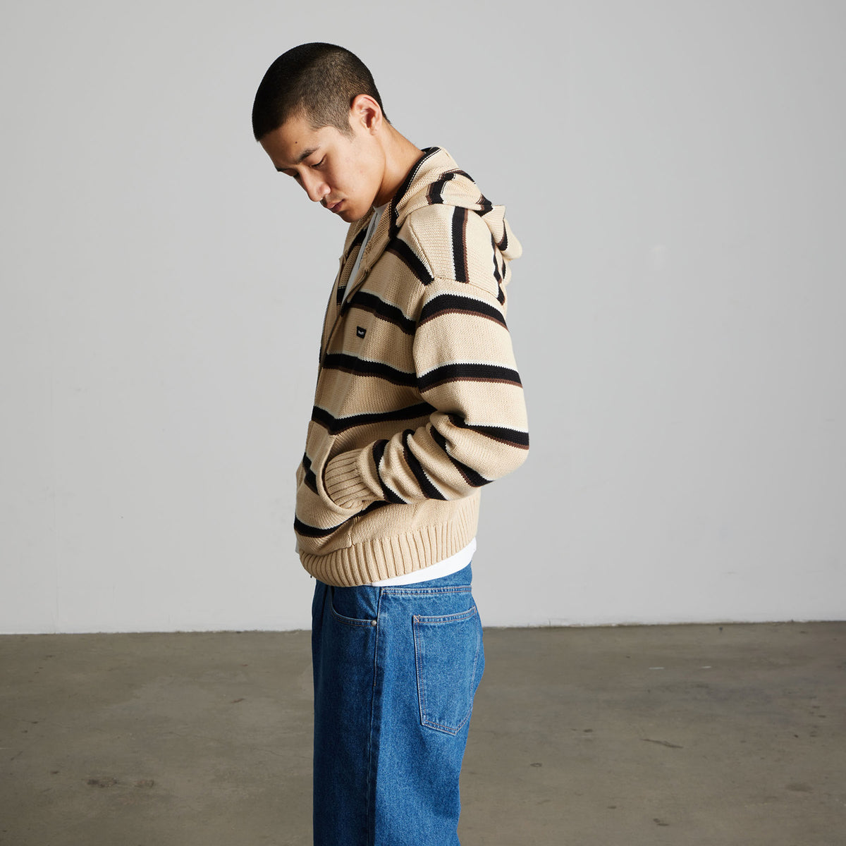 HUF (ハフ) Worldwide JP /KNITS & SWEATERS（ニット&セーター）/ BANKS HOODED SWEATER商品 / SYCAMORE