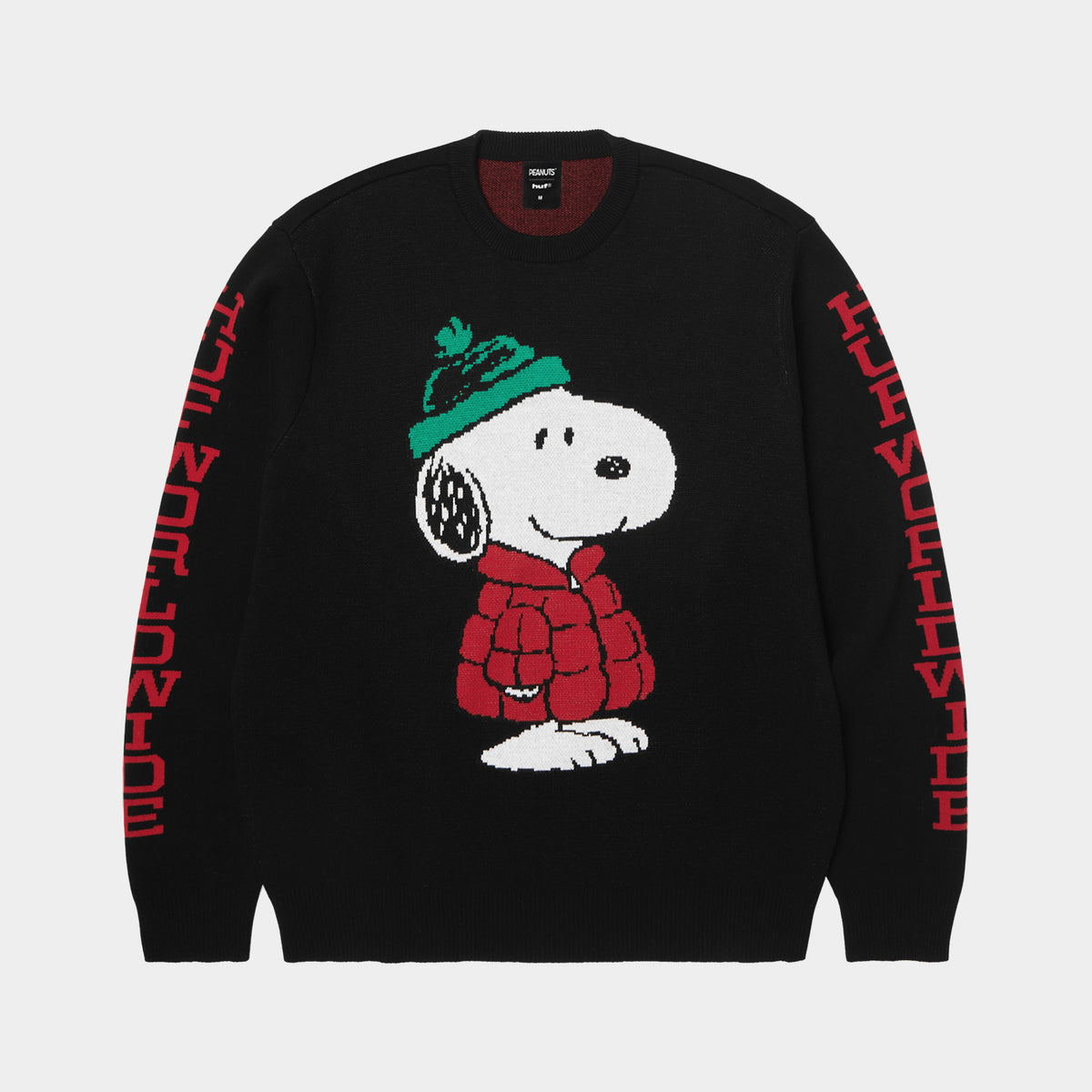 HUF (ハフ) Worldwide JP / KNITS & SWEATERS（ニット&セーター） / SNOOPY PUFFER SWEATER商品 / BLEACH