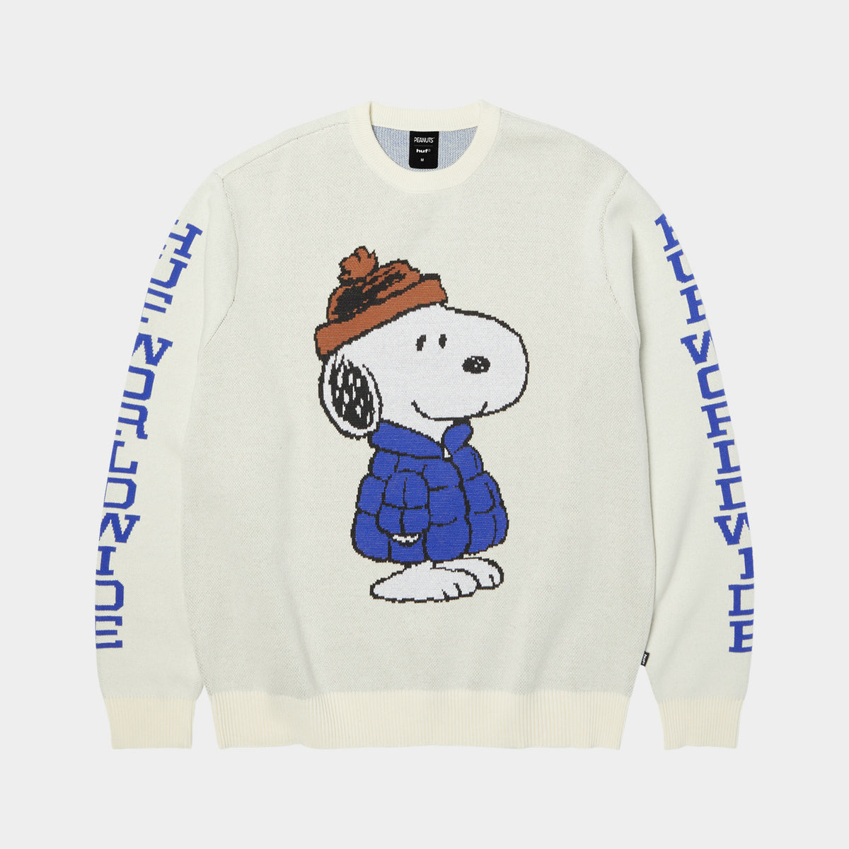 HUF (ハフ) Worldwide JP / KNITS & SWEATERS（ニット&セーター） / SNOOPY PUFFER SWEATER商品 / BLEACH