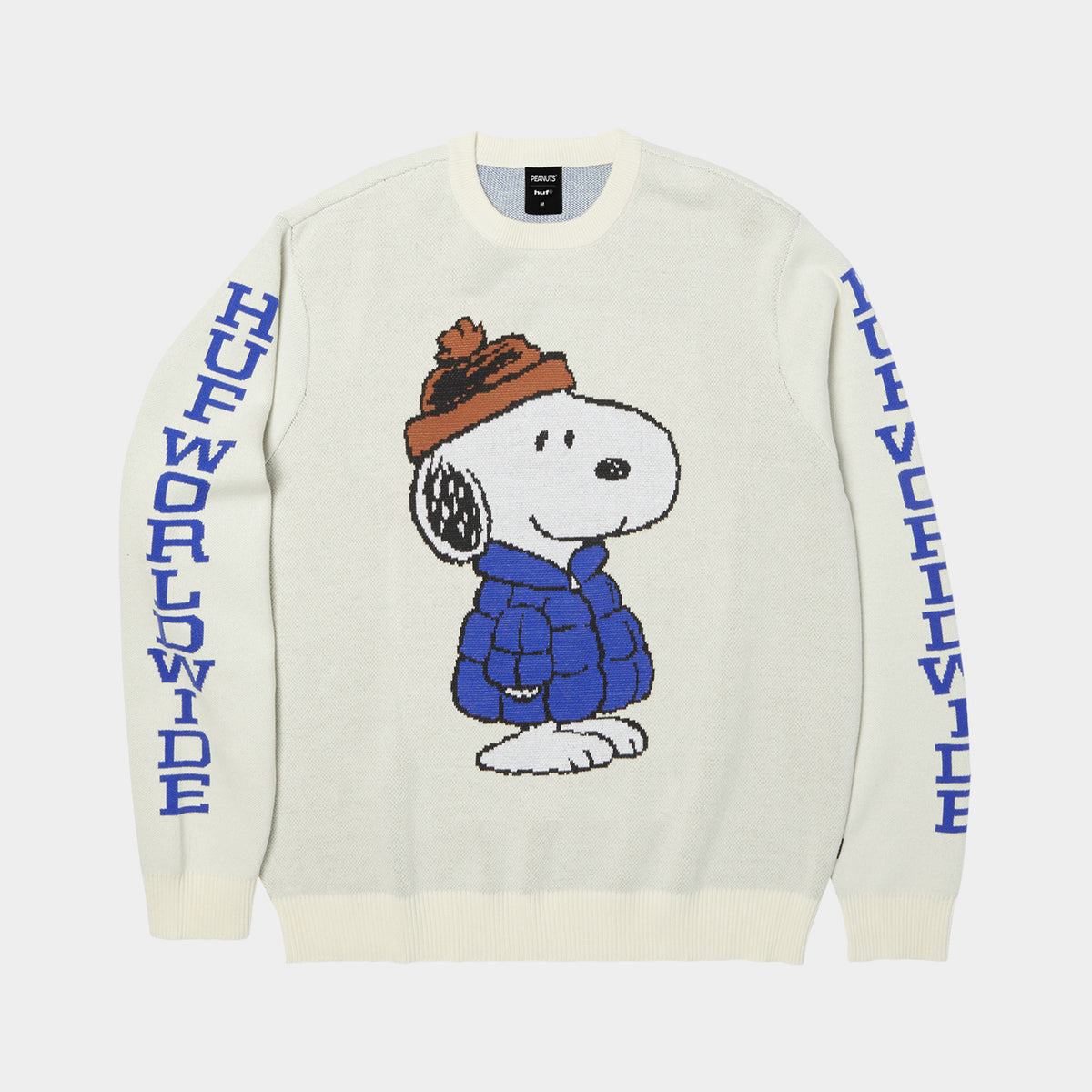 HUF (ハフ) Worldwide JP / KNITS & SWEATERS（ニット&セーター） / SNOOPY PUFFER SWEATER商品 / BLEACH