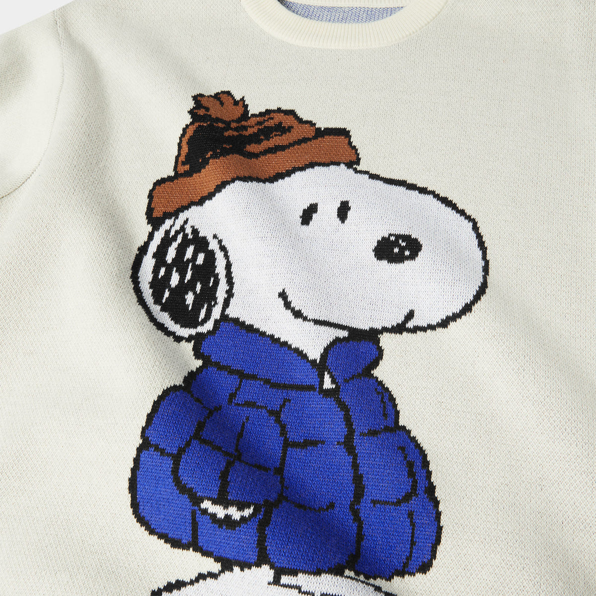 HUF (ハフ) Worldwide JP /KNITS & SWEATERS（ニット&セーター）/ SNOOPY PUFFER SWEATER商品 / BLEACH