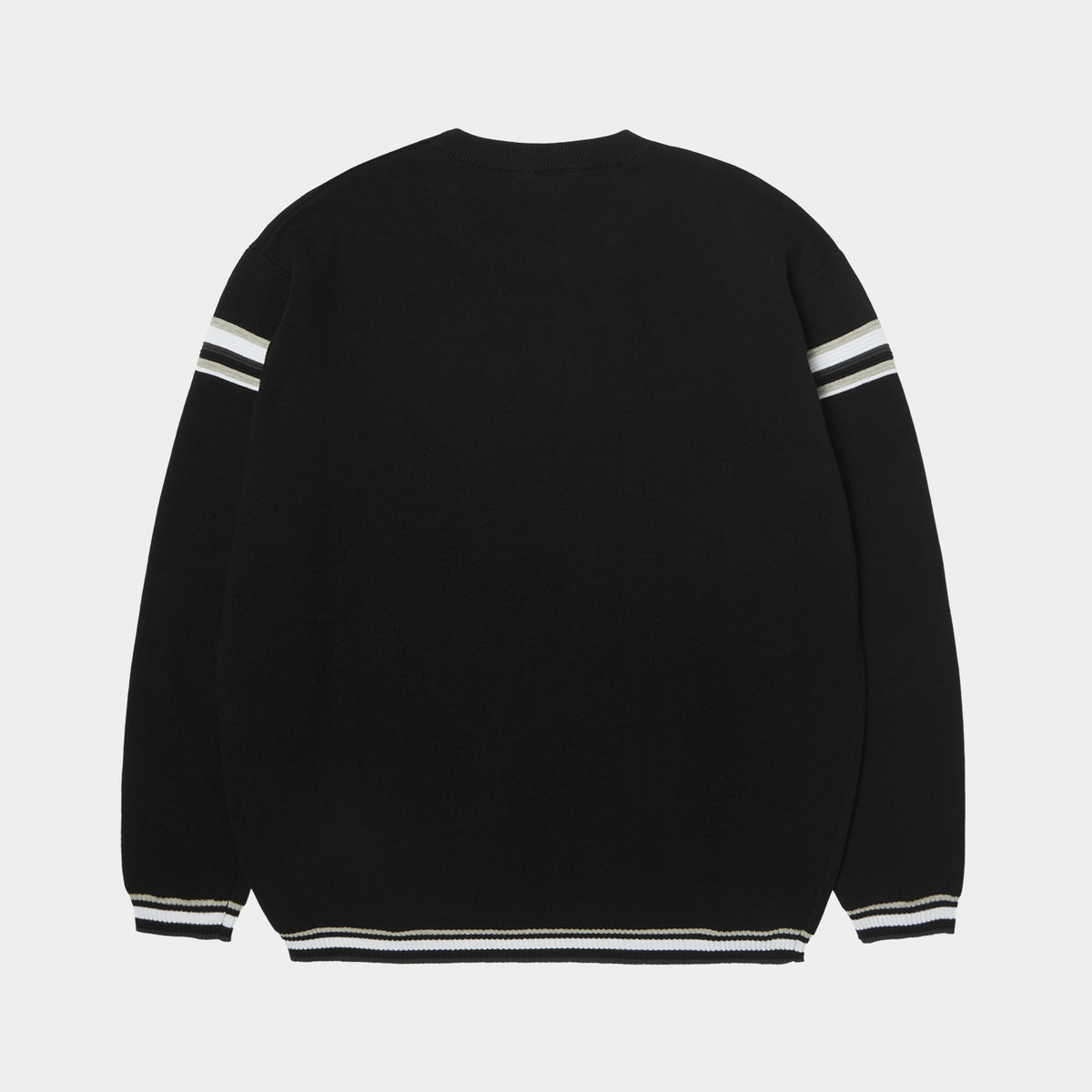 HUF (ハフ) Worldwide JP / KNITS & SWEATERS（ニット&セーター） / STRATFORD STRIPE SWEATER商品 / BLACK