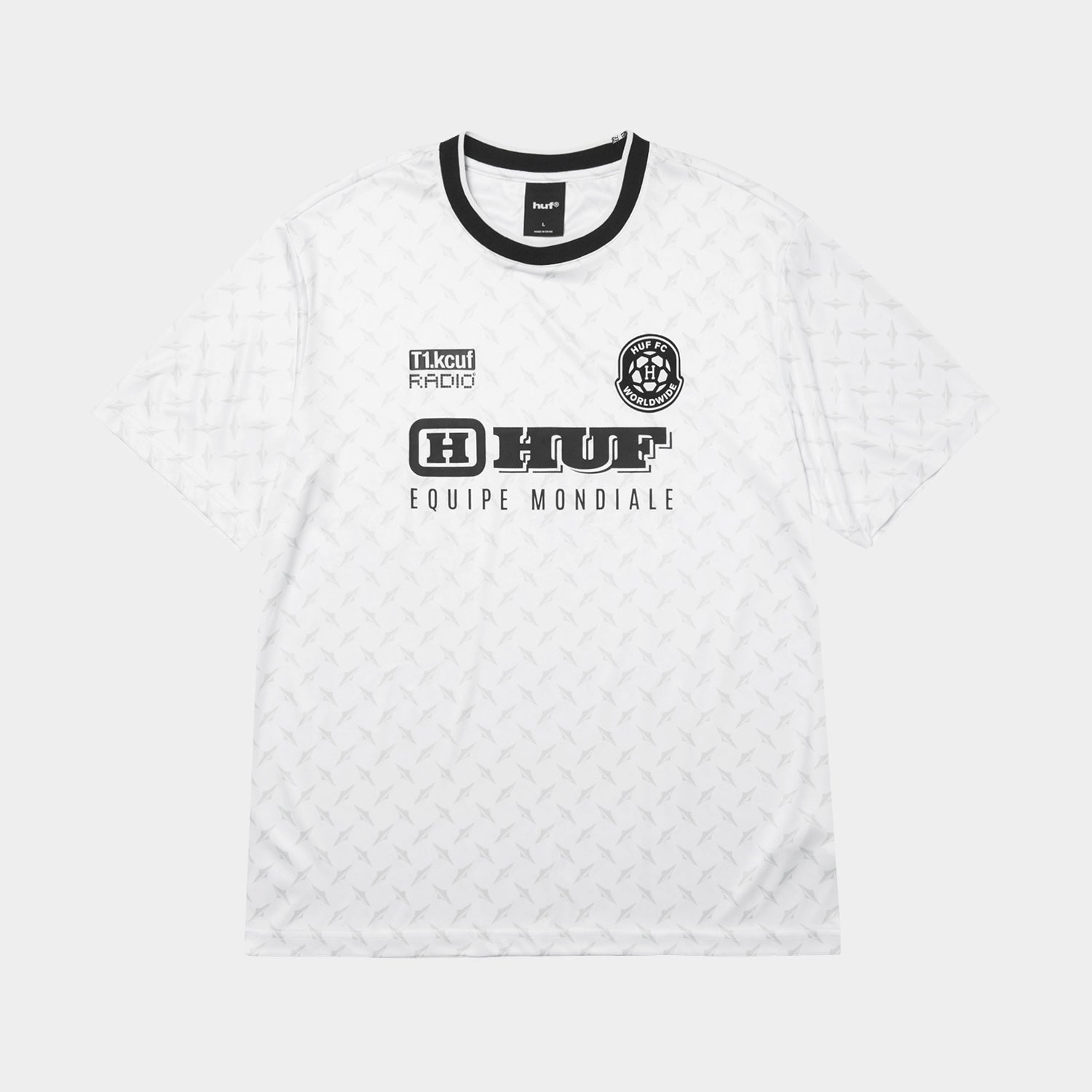 HUF (ハフ) Worldwide JP / TOPS & SHIRTS（トップス&シャツ） / EQUIPE MONDIALE JERSEY商品 / WHITE