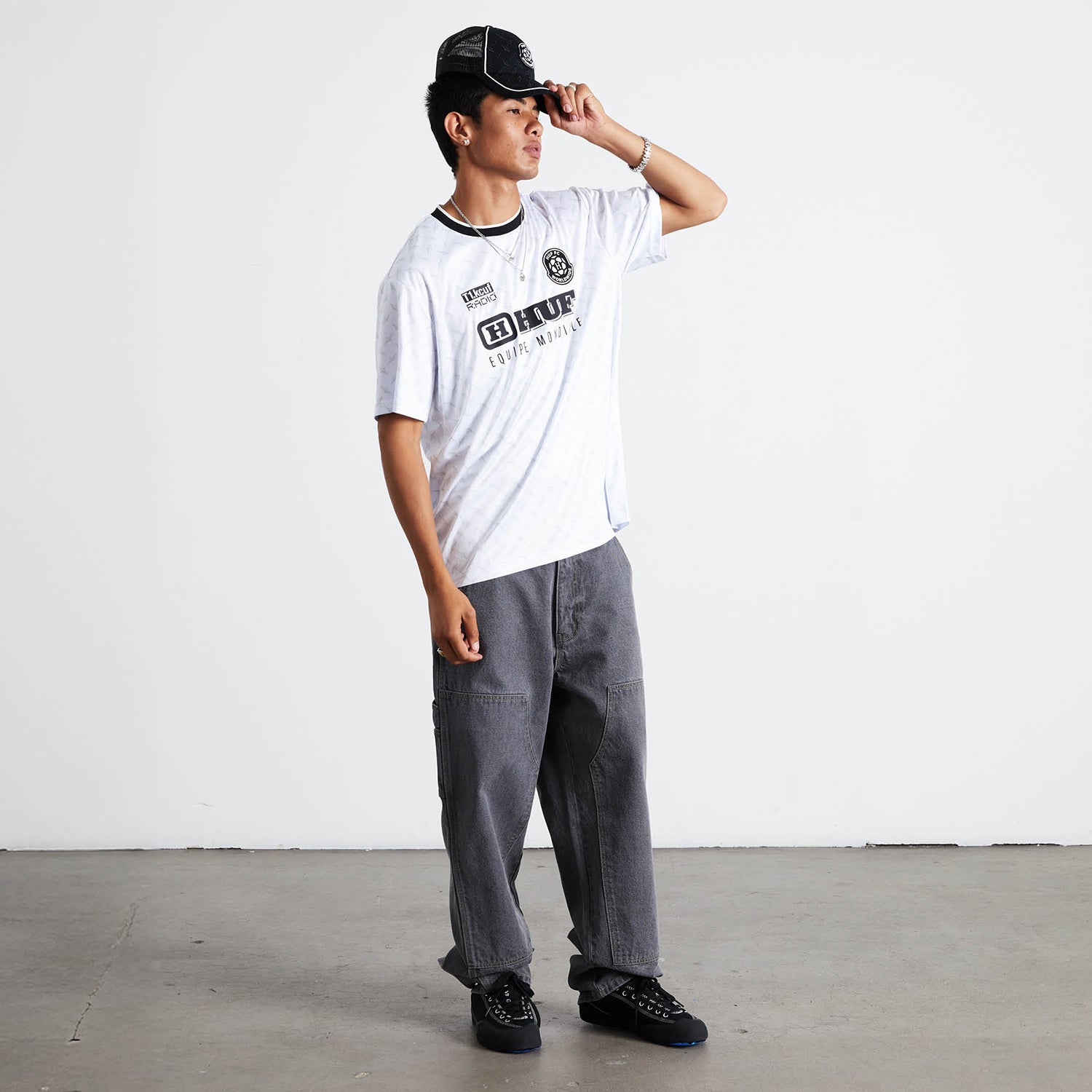 huf éqiupe バイクグラフィックシャツ EQUIPE MONDIALE JERSEY｜TOPS & SHIRTS（トップス&シャツ）｜【公式