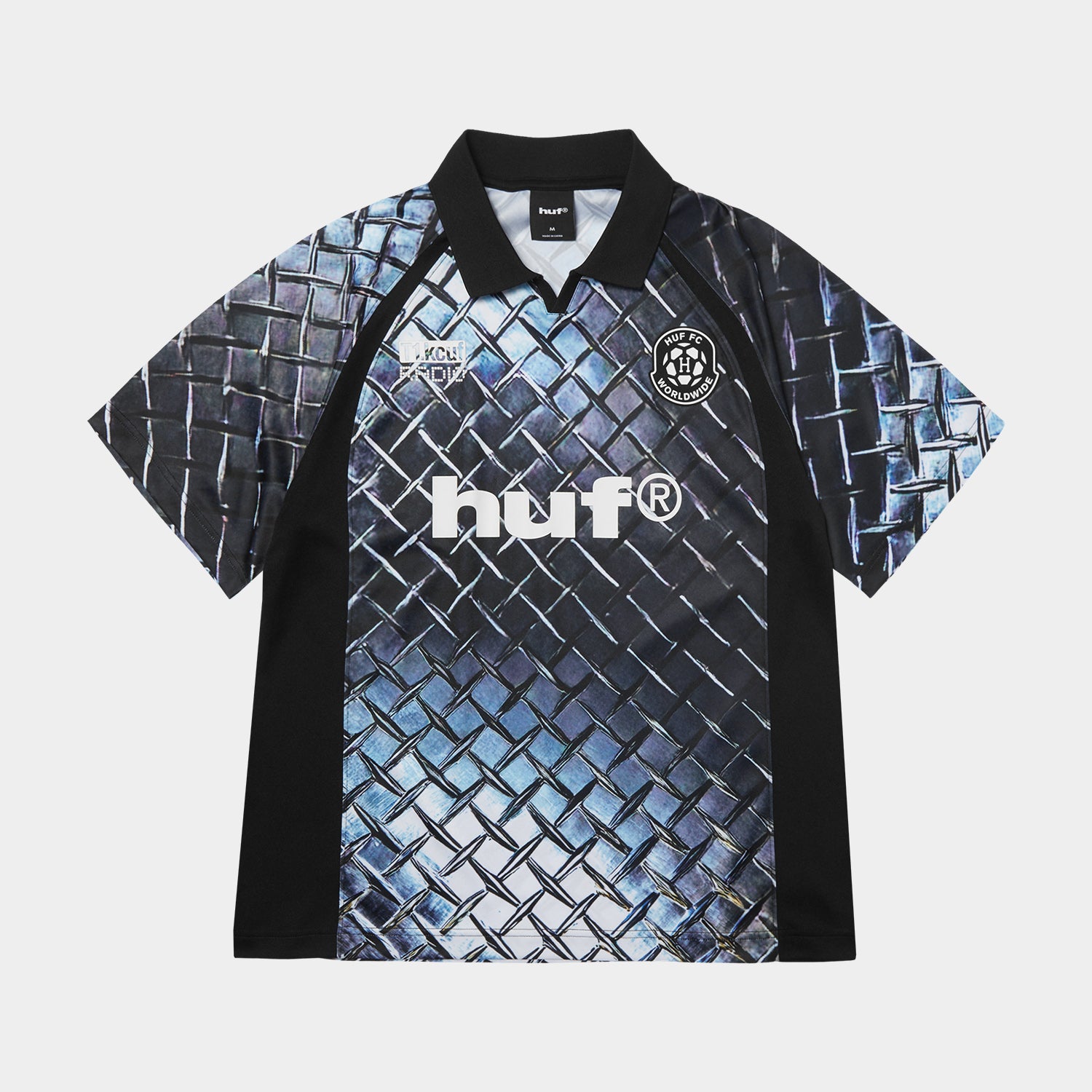 HUF (ハフ) Worldwide JP / TOPS & SHIRTS（トップス&シャツ） / DIAMOND PLATE JERSEY商品 / BLACK