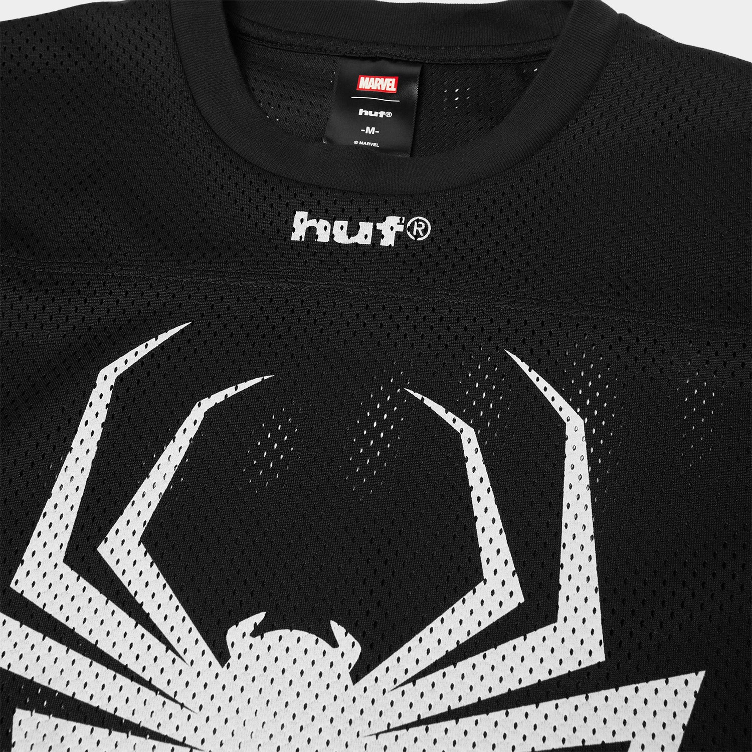 HUF (ハフ) Worldwide JP /TOPS & SHIRTS（トップス&シャツ）/ HUF X SPIDER-MAN FOOTBALL JERSEY商品 / BLACK