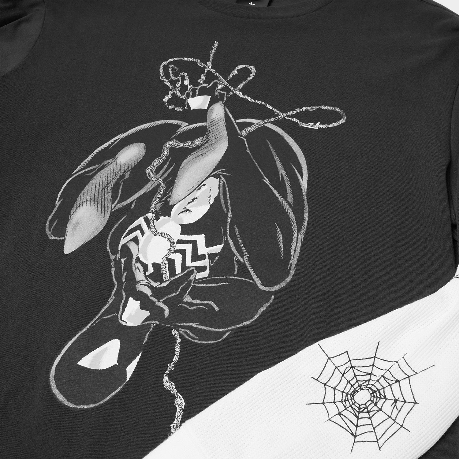HUF X SPIDER-MAN WEB LS DOUBLE LAYER TOP｜TOPS & SHIRTS（トップス