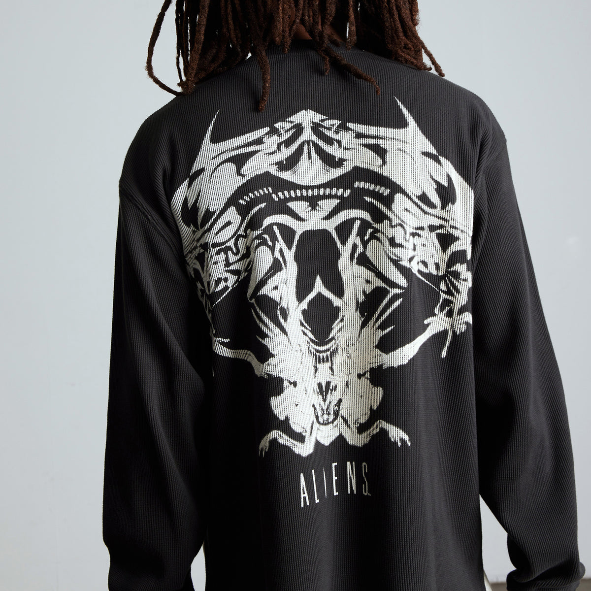HUF (ハフ) Worldwide JP /TOPS & SHIRTS（トップス&シャツ）/ HUF X ALIENS XENOMORPH LS THERMAL商品 / VINTAGE BLACK
