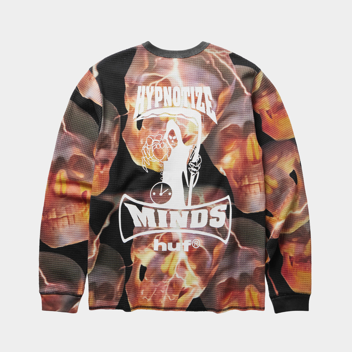 HUF (ハフ) Worldwide JP / TOPS & SHIRTS（トップス&シャツ） / huf® X THREE 6 MAFIA TORCHED LS THERMAL商品 / MULTI