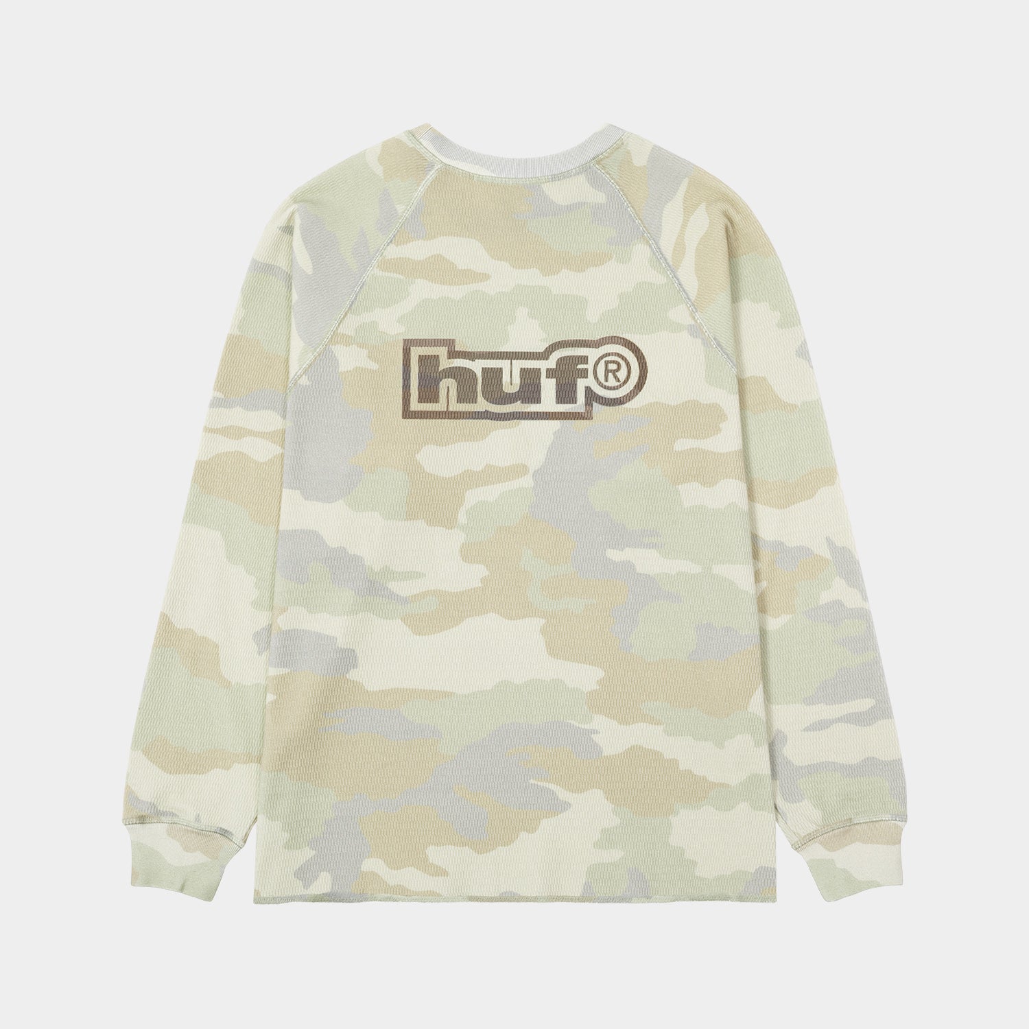 HUF (ハフ) Worldwide JP /TOPS & SHIRTS（トップス&シャツ）/ 89 OUTLINE LS RAGLAN商品 / CAMO